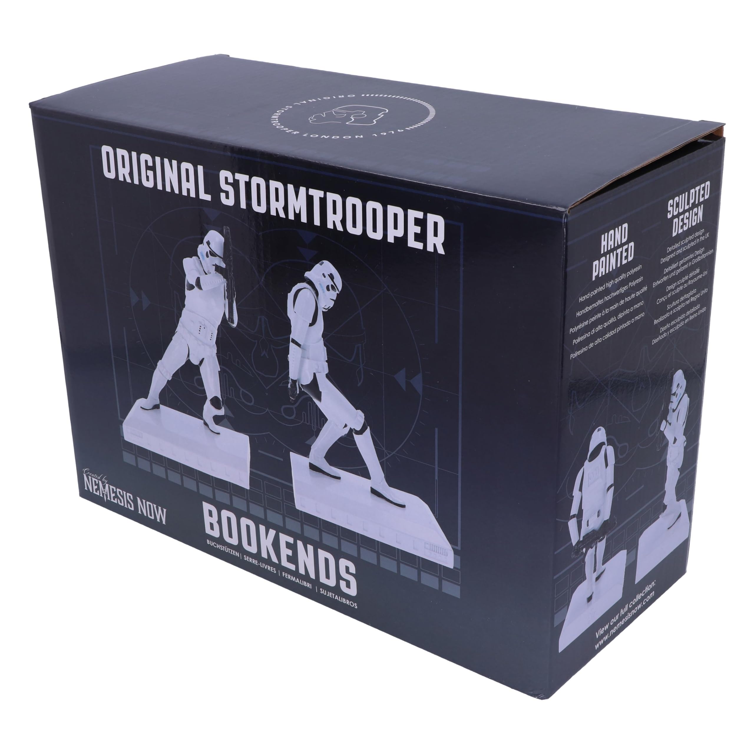 Nemesis Now Stormtrooper Bookends - Officially Licensed, Resin, 18.5cm Height, Pack of 2 7