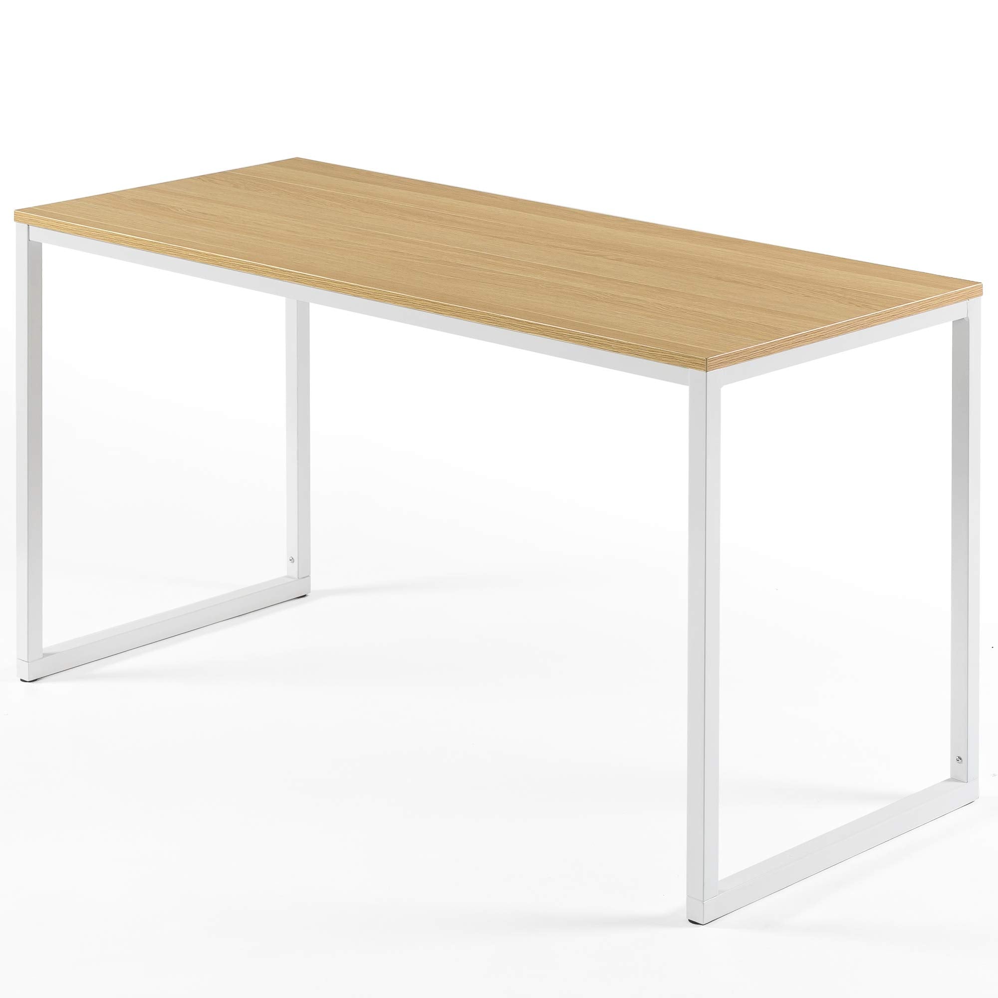 Zinus Jennifer Home Office Desk - Metal Frame, Wood Top | 140 x 61 x 74 cm | Natural Finish 9