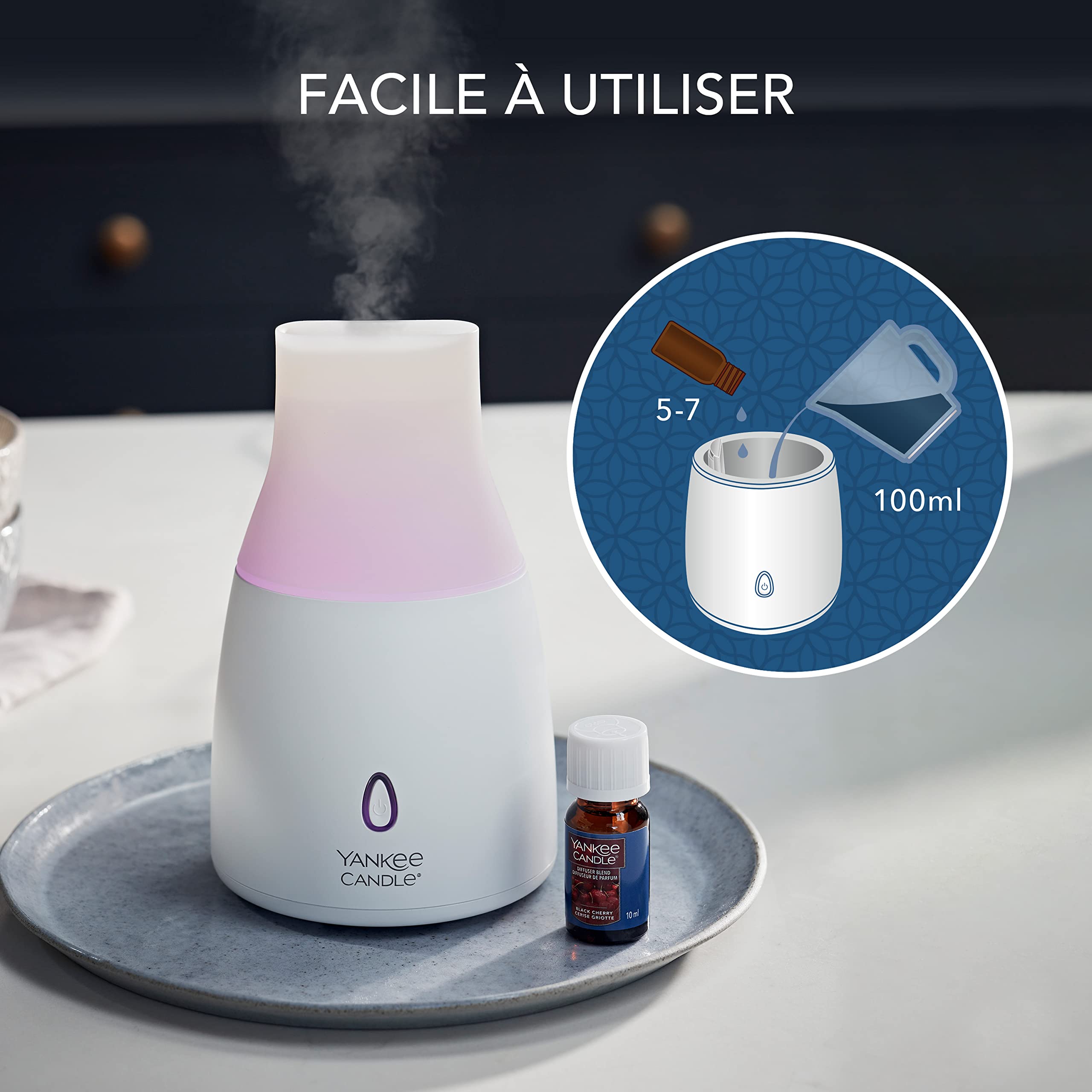 Yankee Candle Pink Sands Aroma Diffuser Oil Refill - 10ml Drop Format | Infused with Essential Oils 4