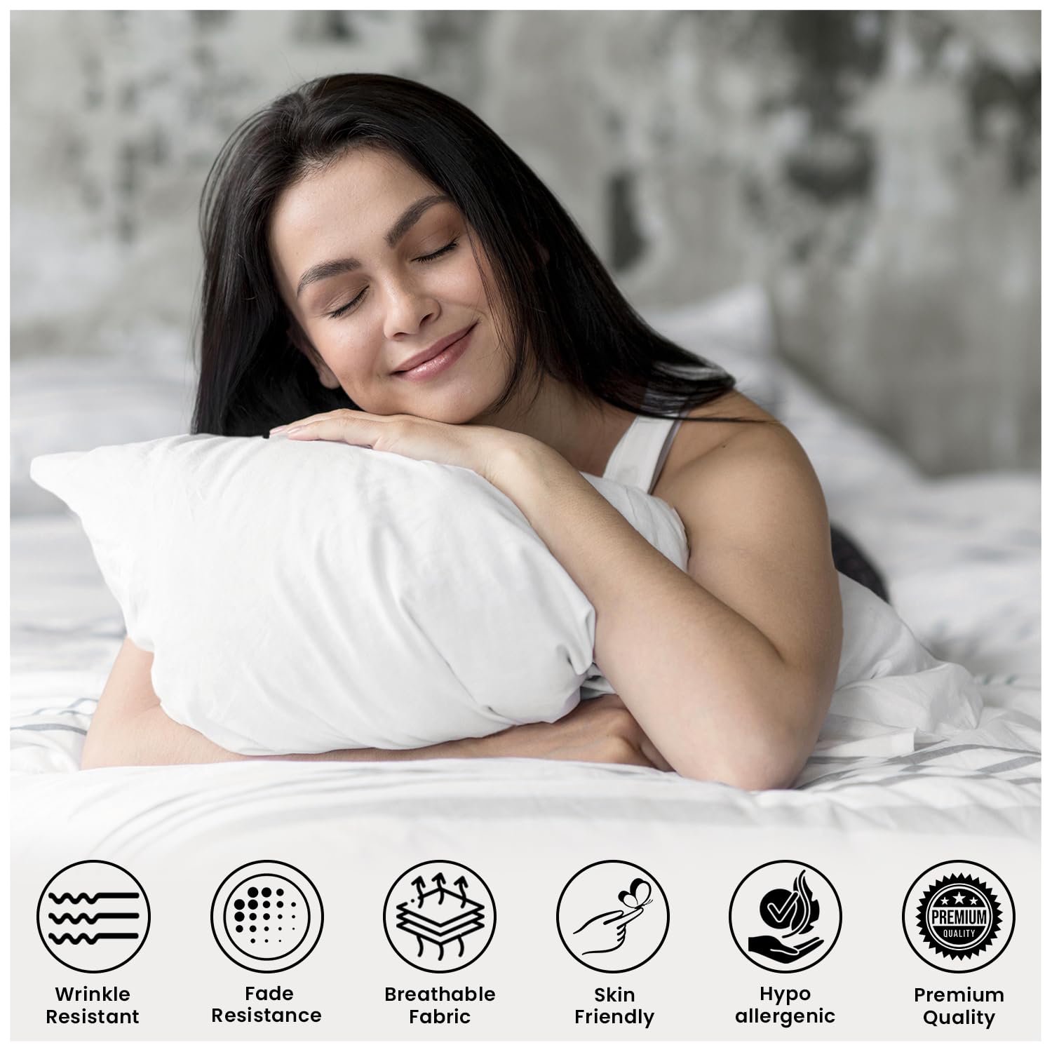 Super Dreamer Microfiber Pillow Cases - Soft & Smooth Envelope Closure Pair | Duck Egg 3