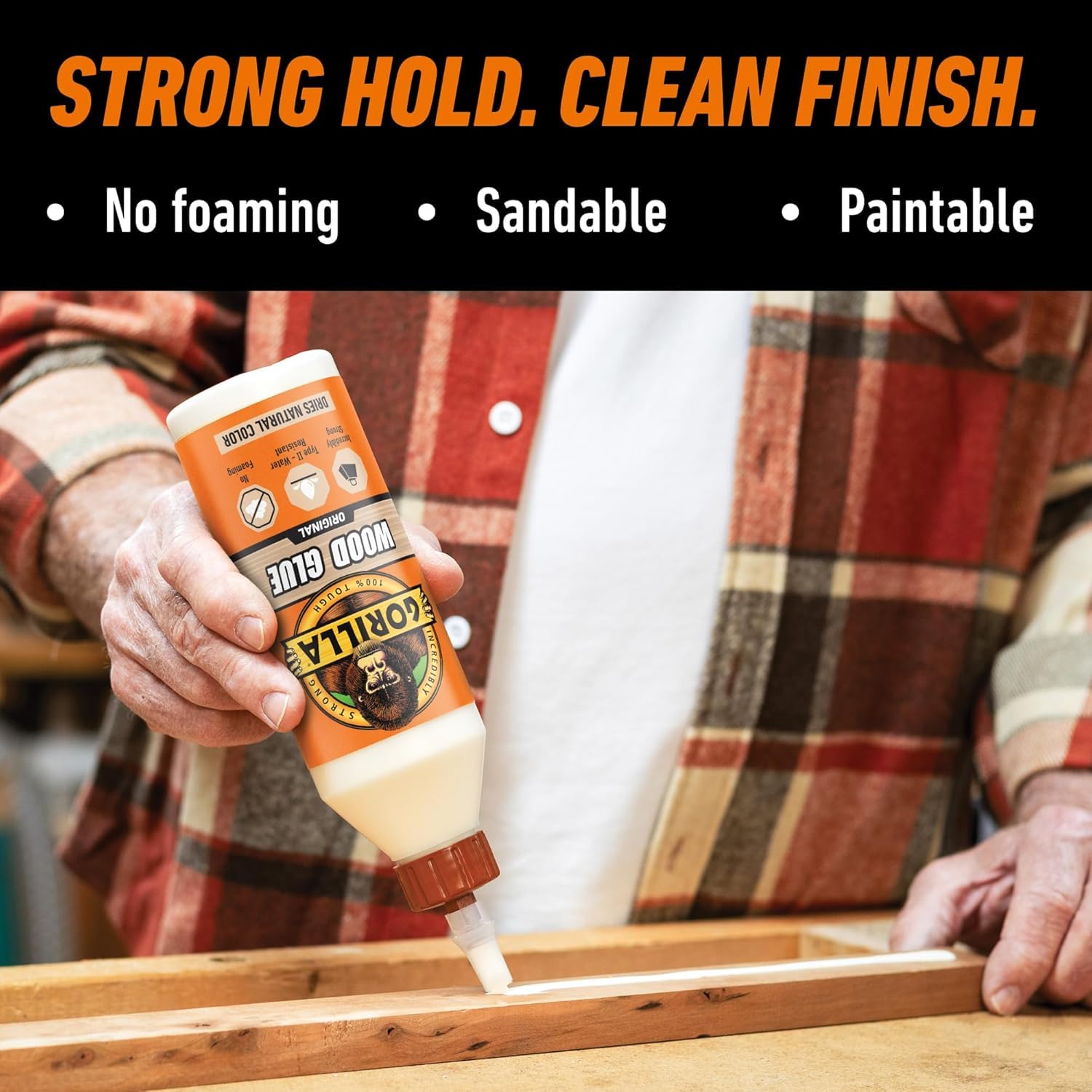 Gorilla Wood Glue - 532ml | D3 Water Resistant | 20-30 Min Grip Time 6