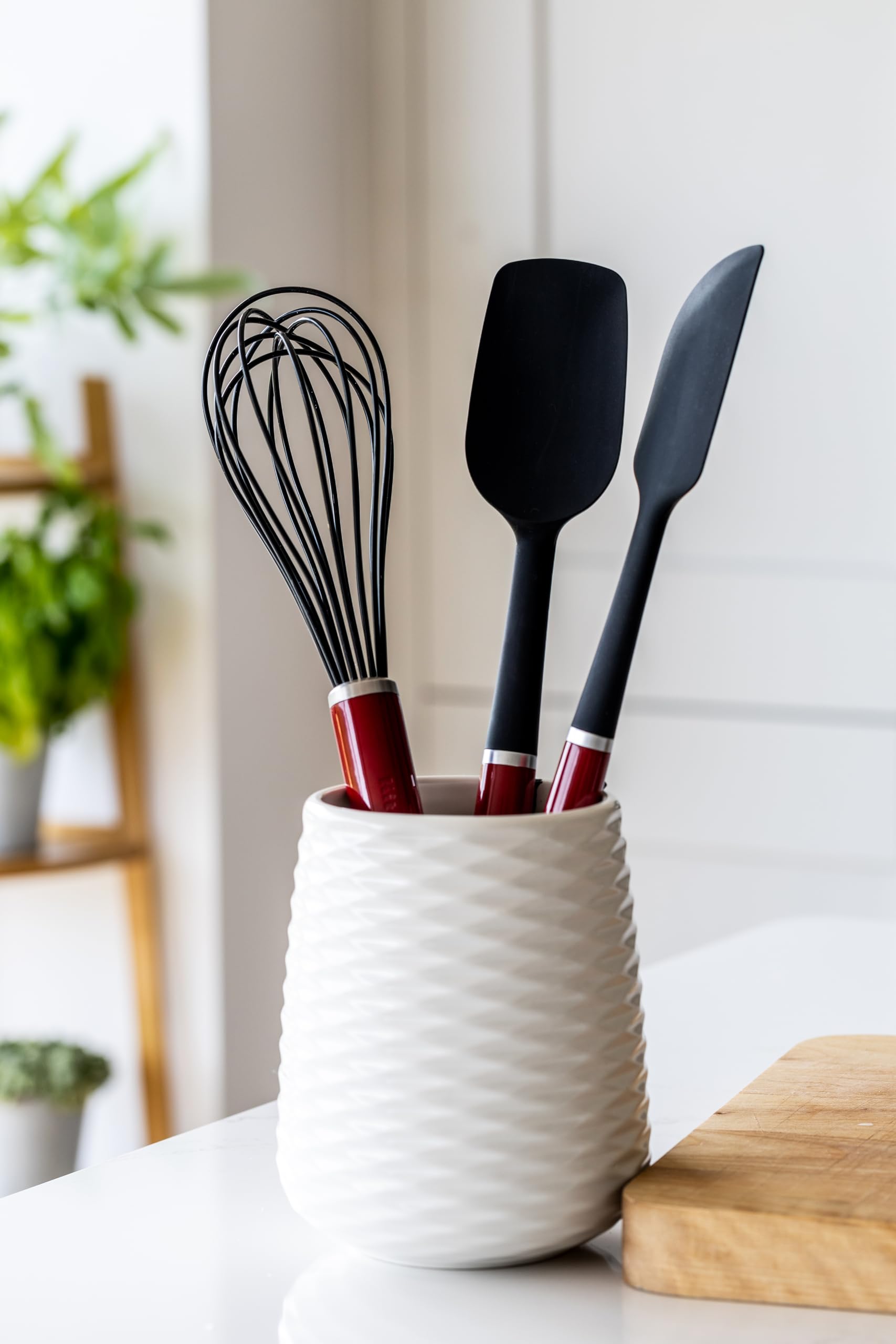 KitchenAid Classic Silicone Whisk - Empire Red | Heat Resistant to 450°F | Dishwasher Safe 7