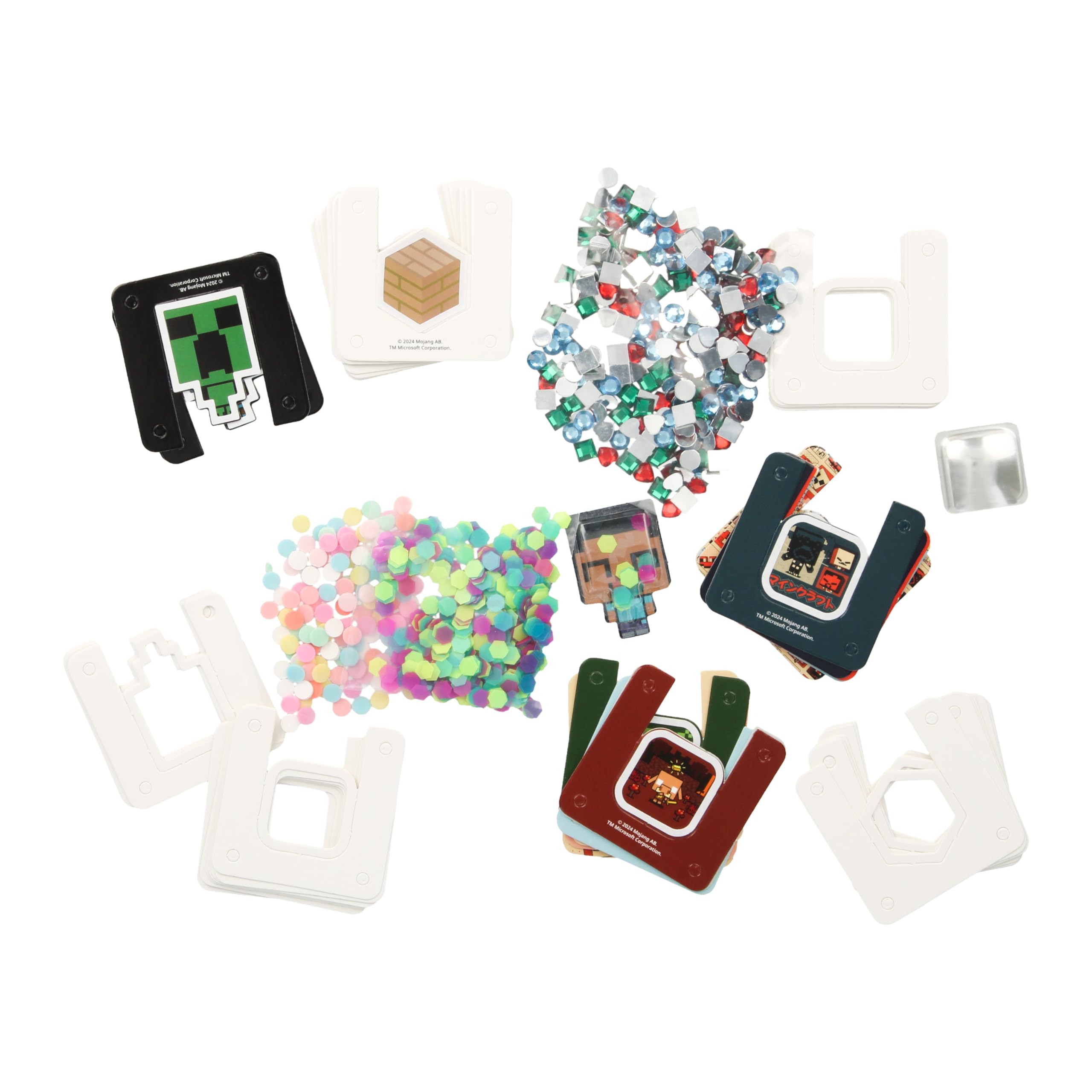 Paladone Minecraft 3D Sticker Maker Refill Pack - Create 30+ Shaker Stickers | 250+ Gems 3