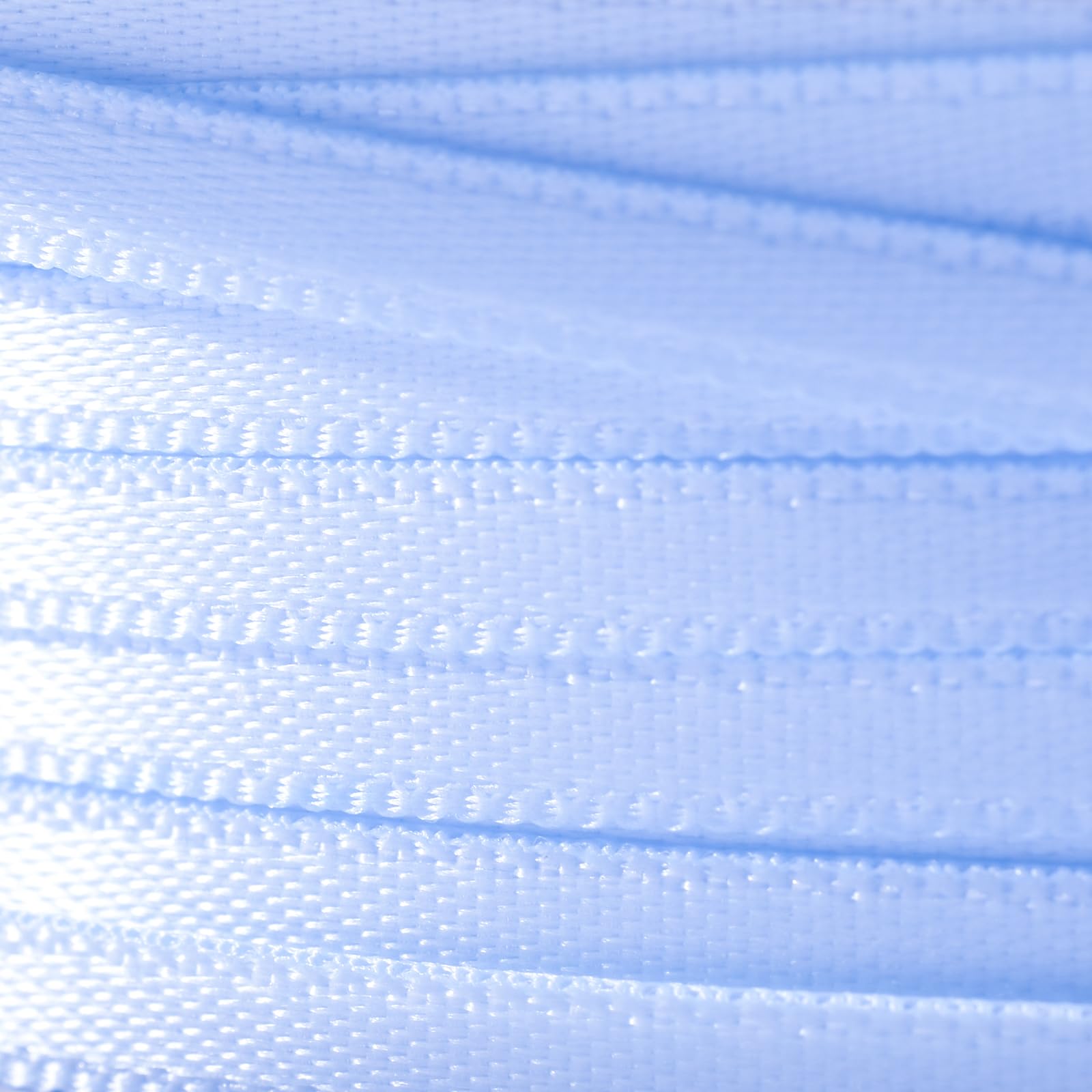 Vaessen Creative Satin Ribbon - Double-Sided Sheen | 3mm Wide, 10m Long | Light Blue 4