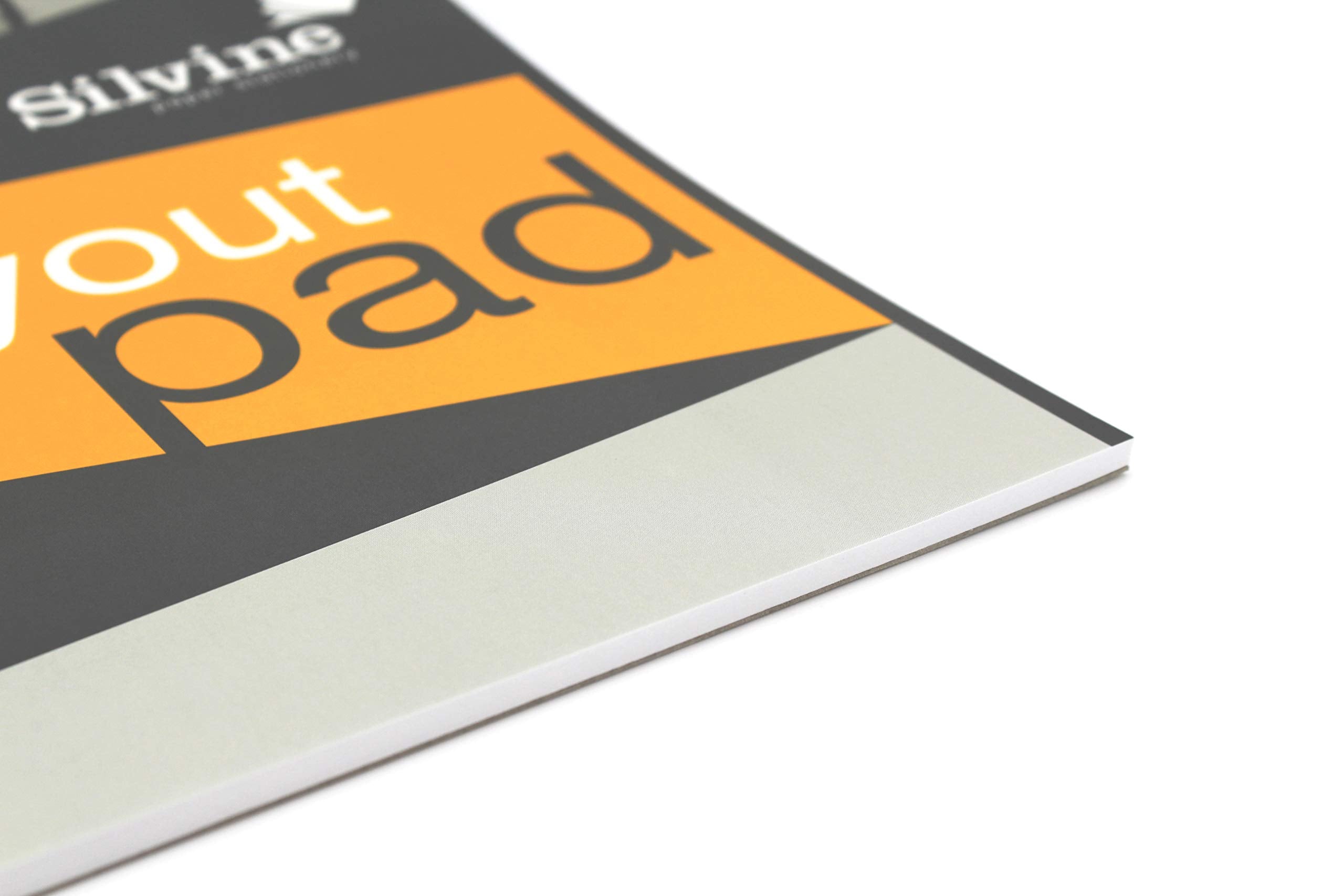 Silvine A3LP Professional Layout Pad - A3 Size | 80 Sheets | 50gsm Semi-Transparent Paper 2