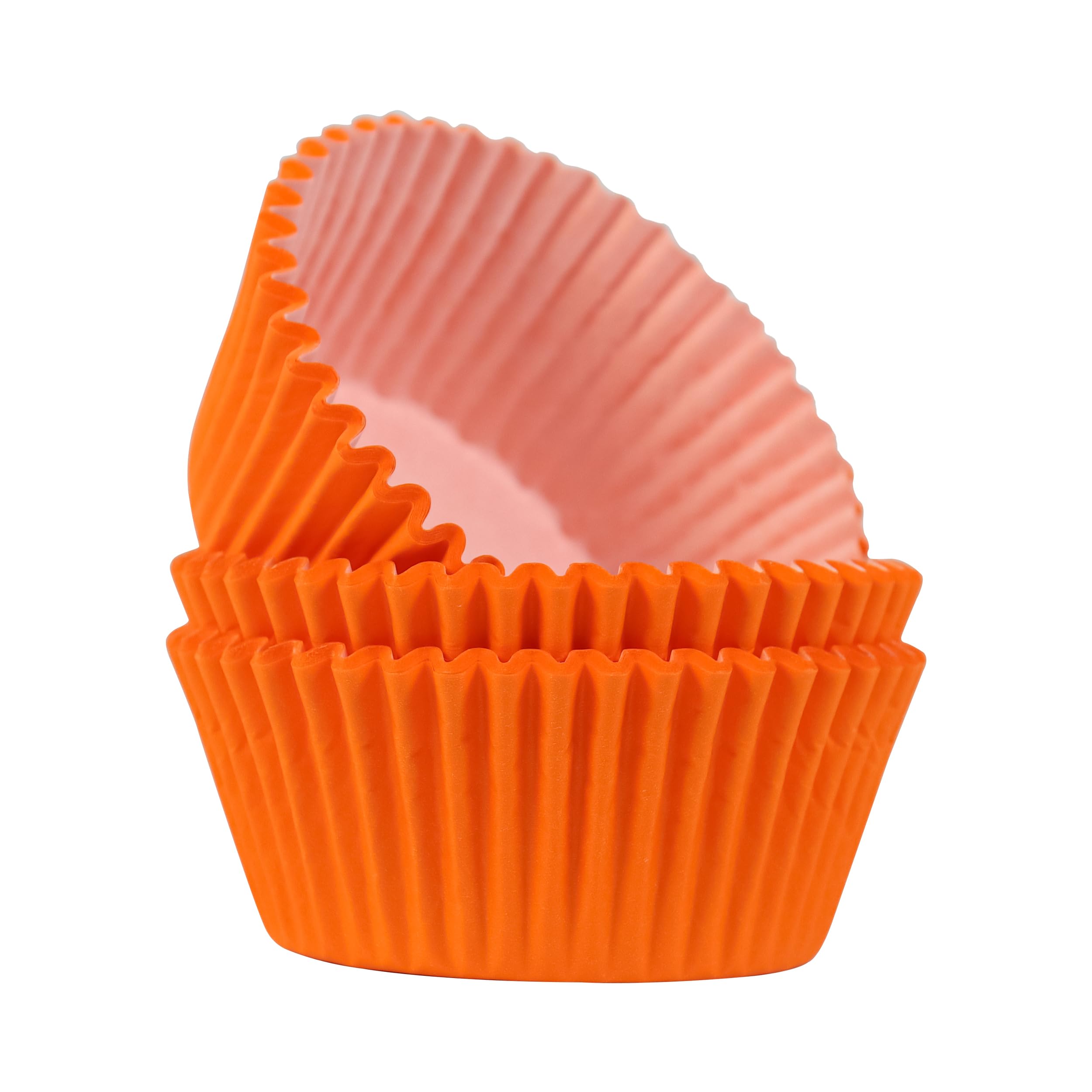 PME Disposable Cupcake Cases - Orange, Standard Size (51x30mm) | 60 Pack 1