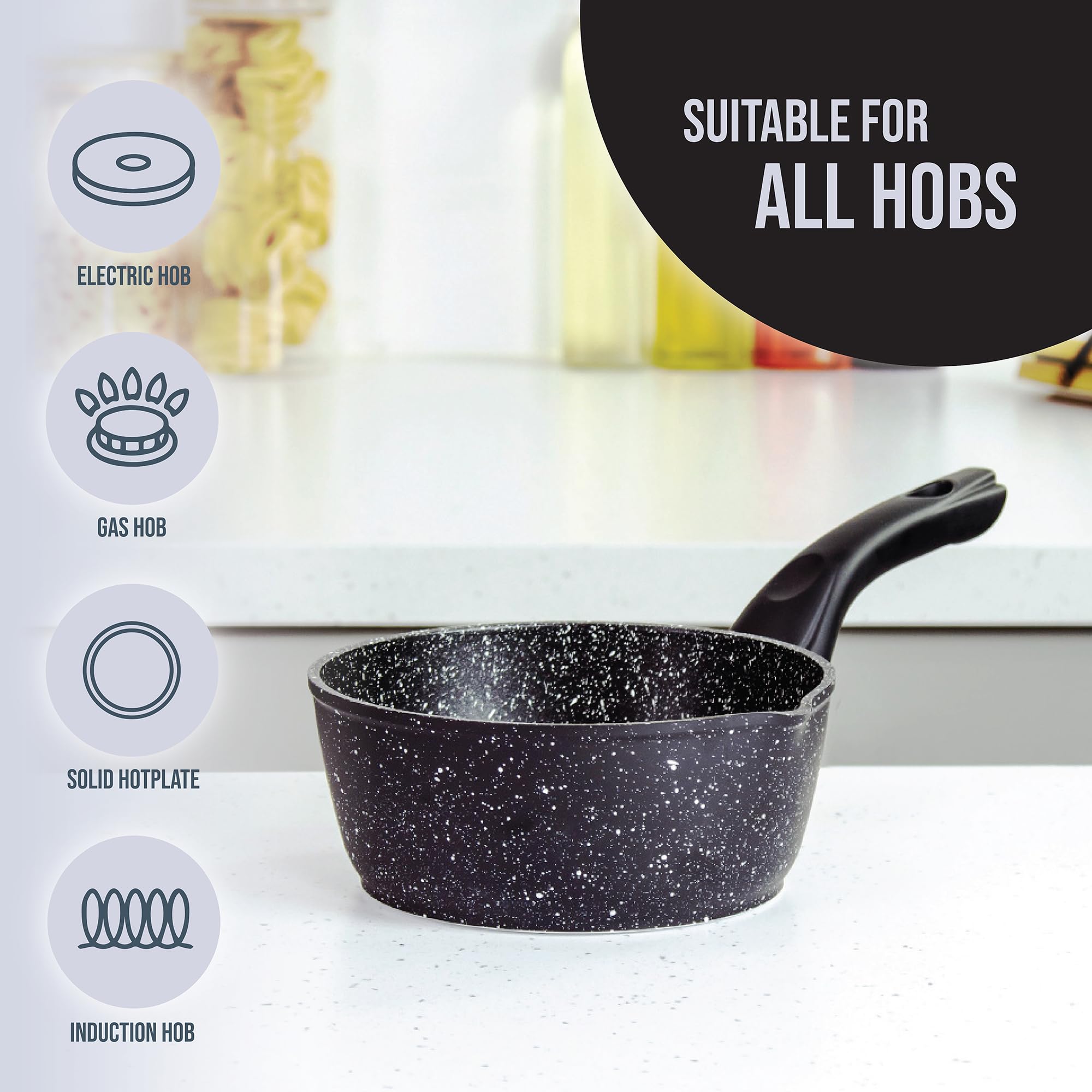 Blackmoor 66120 Classic 16cm Milk Pan | Non-Stick Coating | Induction Compatible 4