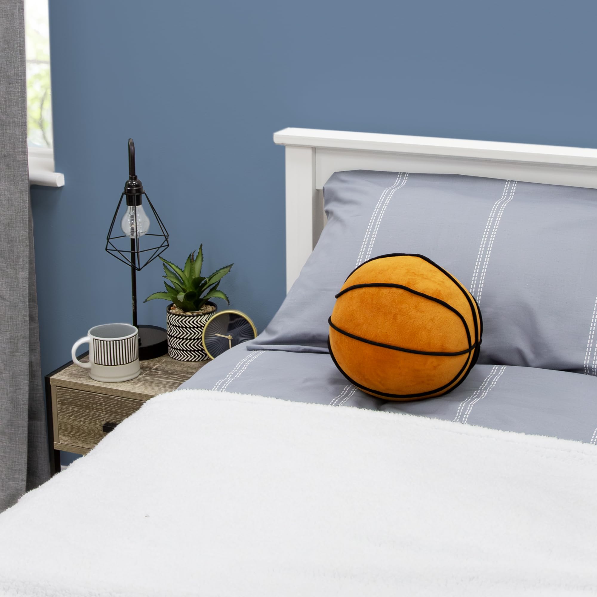 Character World NBA Wilson Design Ball Round Cushion - 35 x 35cm | 100% Polyester 4