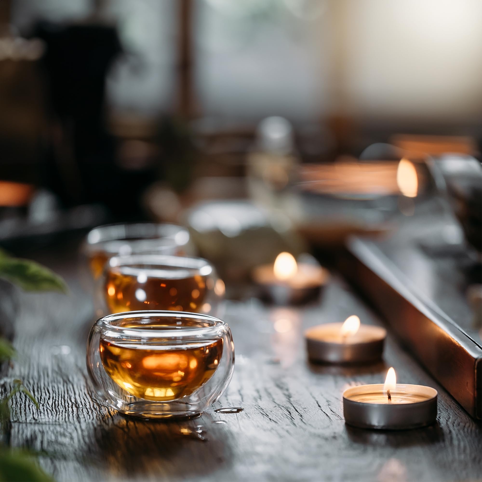 delka Unscented Tea Lights - 4 Hour Burn Time | 100 Pack White | Smoke-Free 6