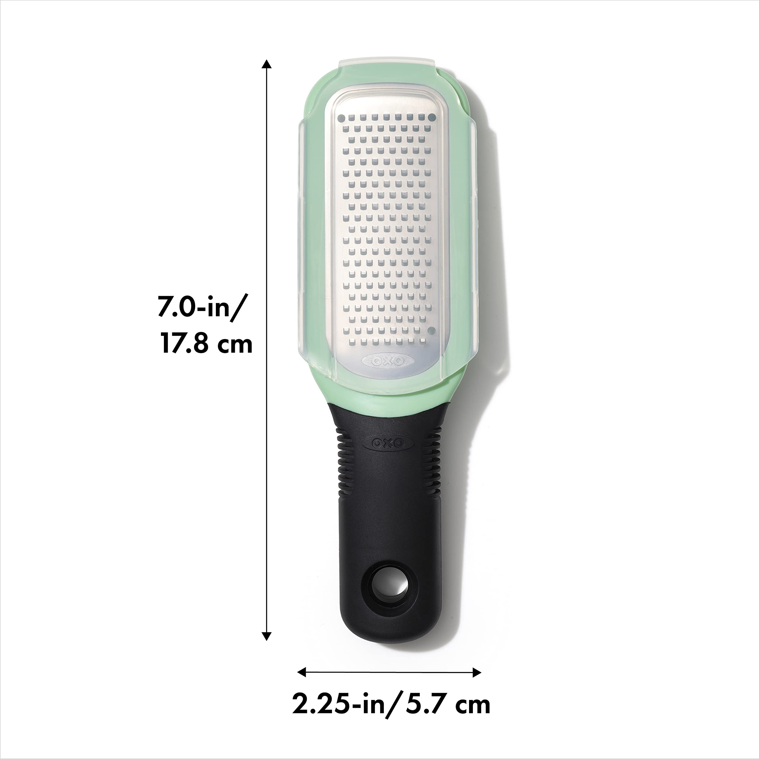 OXO Good Grips Etched Ginger & Garlic Grater - Fine Paste Creation | Stainless Steel 7