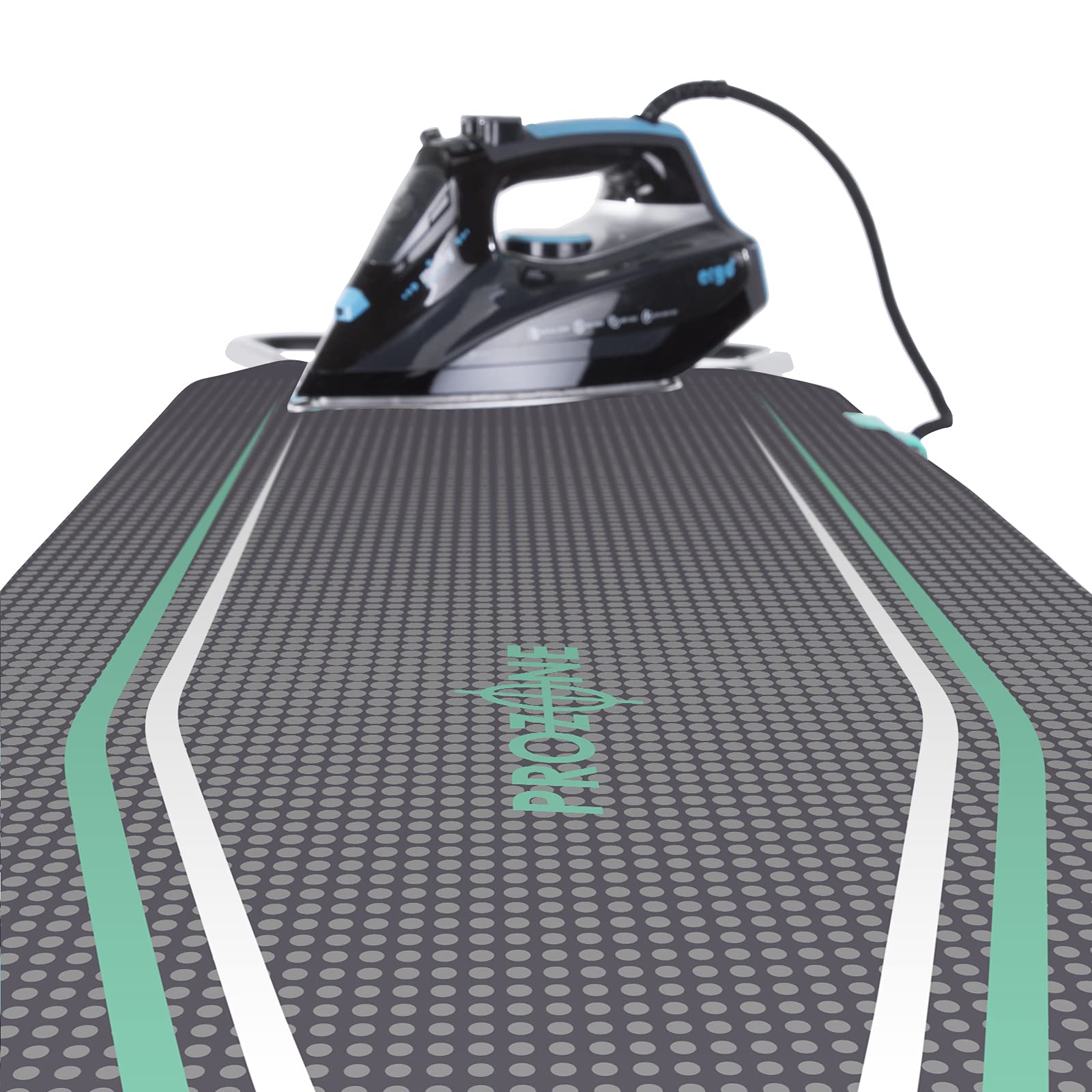 Minky Ergo Prozone Ironing Board - 122 x 38cm Size | Ergo Rest | Flex Guide 7