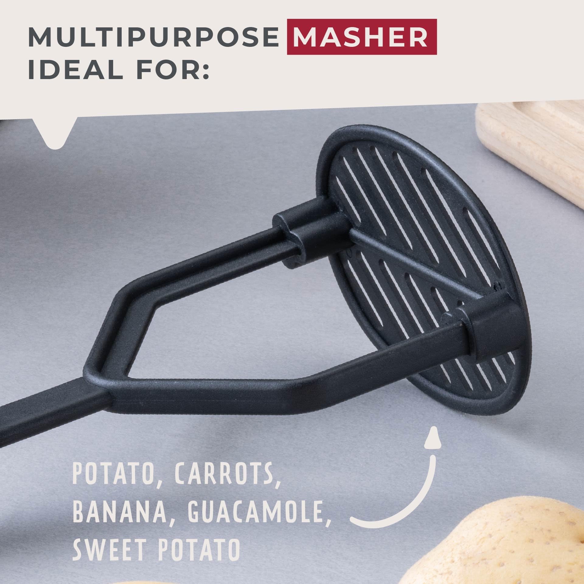 Fackelmann MODE Potato Masher - Heat-Resistant Plastic, Non-Stick Head | 26cm Length 4
