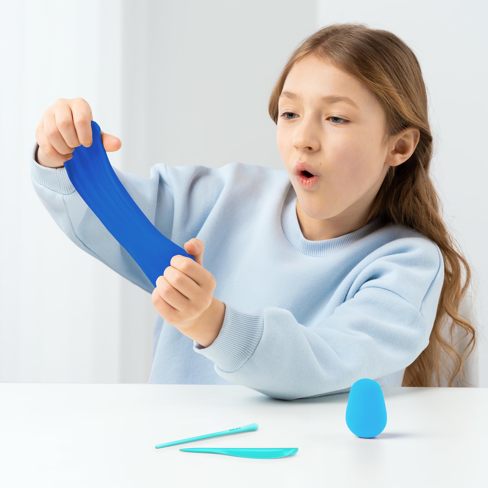 HEY CLAY Bluey & Friends Set - 15 Cans Air Dry Clay with Sculpting Tool | Ages 3+ 6