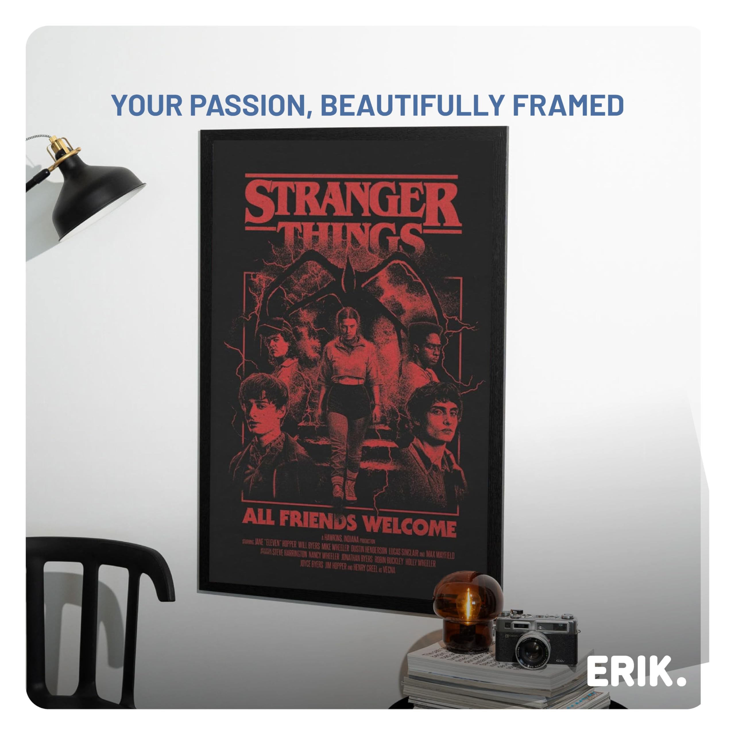 Grupo Erik Poster Frame 61 x 91.5cm Black | High-Quality MDF Construction | Protective Styrene Front 8