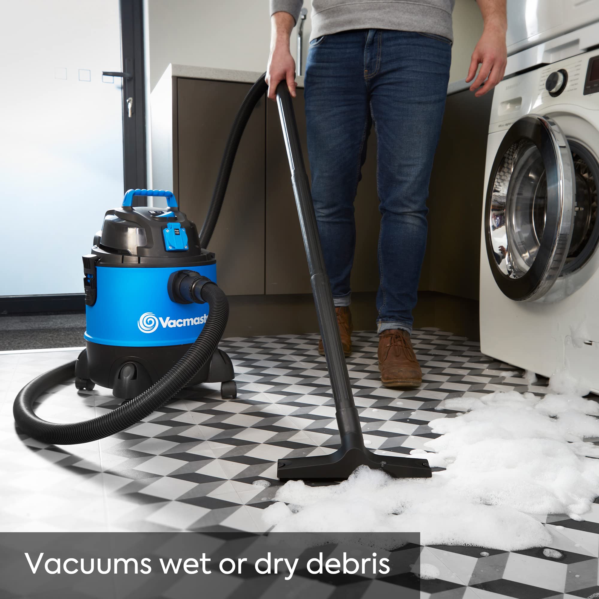Vacmaster Multi 20 PTO Wet & Dry Vacuum Cleaner | 20L Capacity | 1250W Motor 8