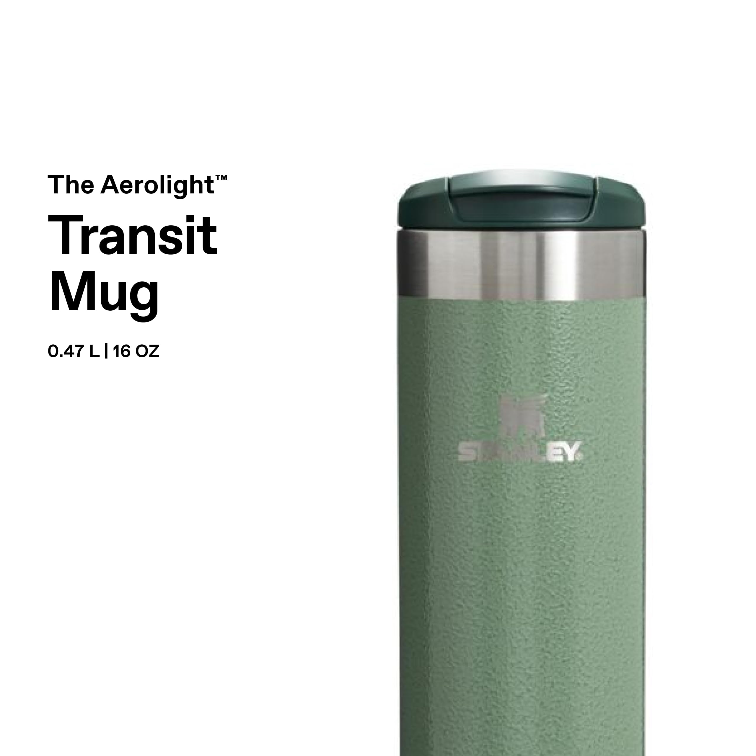 STANLEY Aerolight Transit Travel Mug 0.47L - 6 Hours Hot, 8 Hours Cold | Leakproof | Dishwasher Safe 3