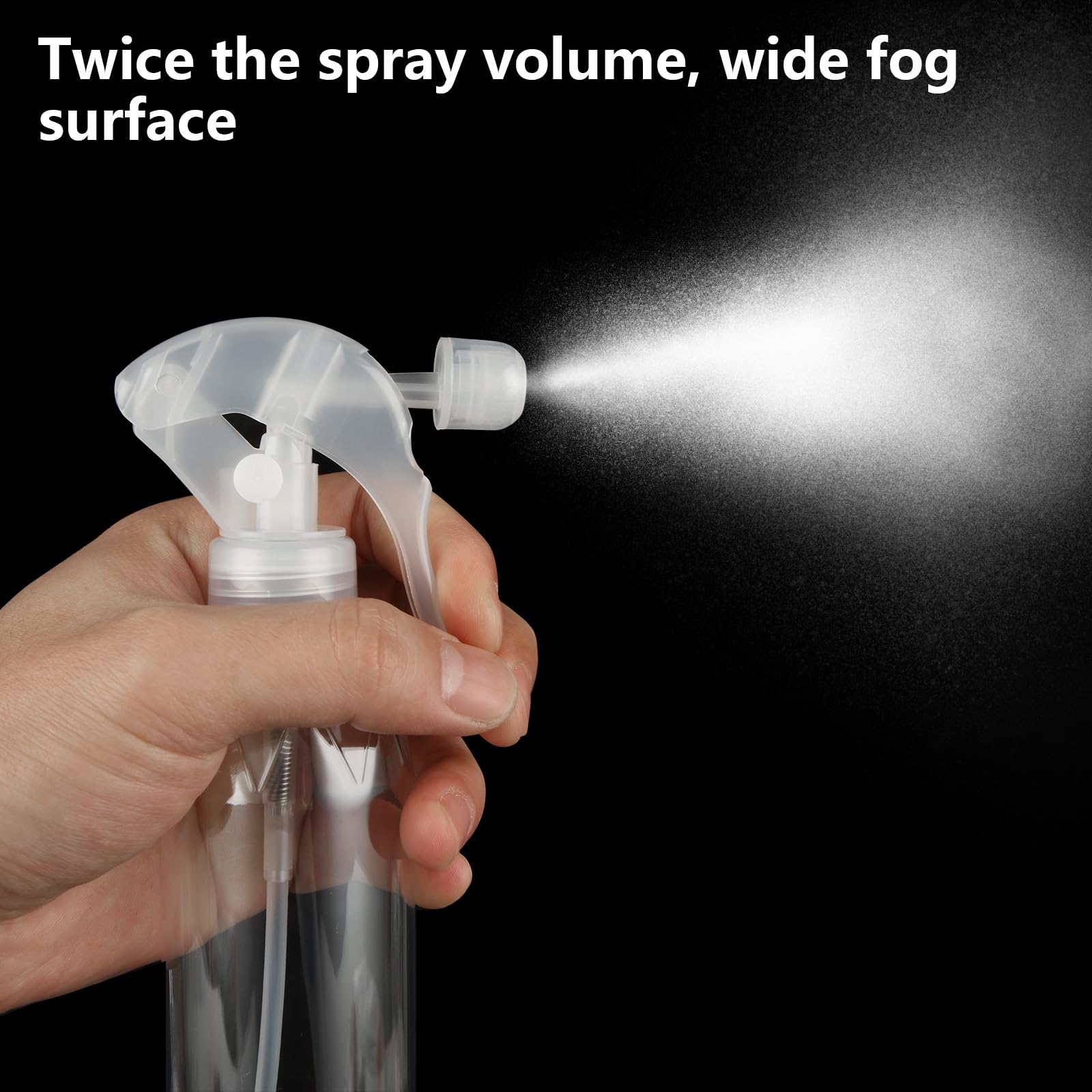 ASelected 4-Pack 200ml PET Spray Bottles - Leak-Proof & Omni-Directional Spray | BPA Free 5