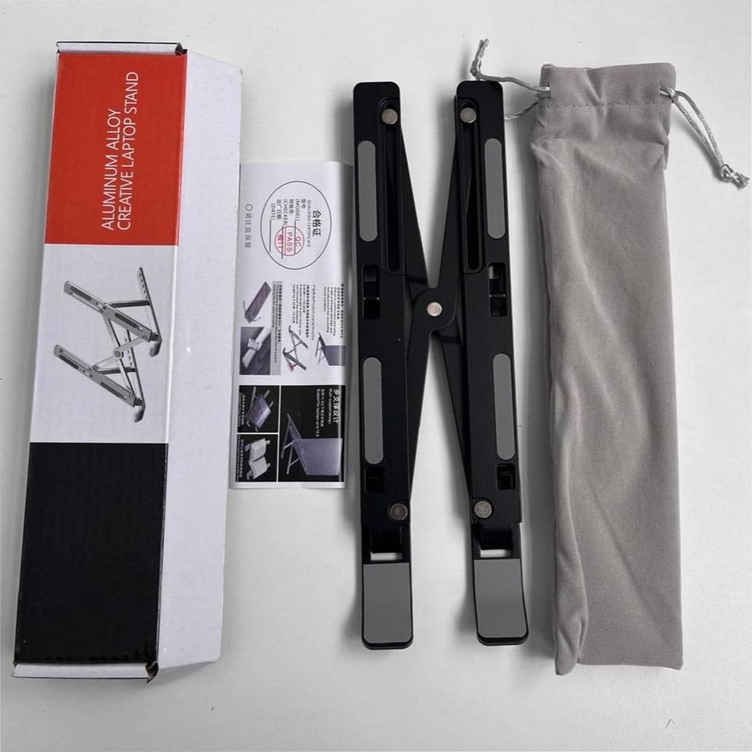Roe Tenpo Adjustable Laptop Stand for Desk - 6-Angle Riser, Aluminum Alloy, Portable 8