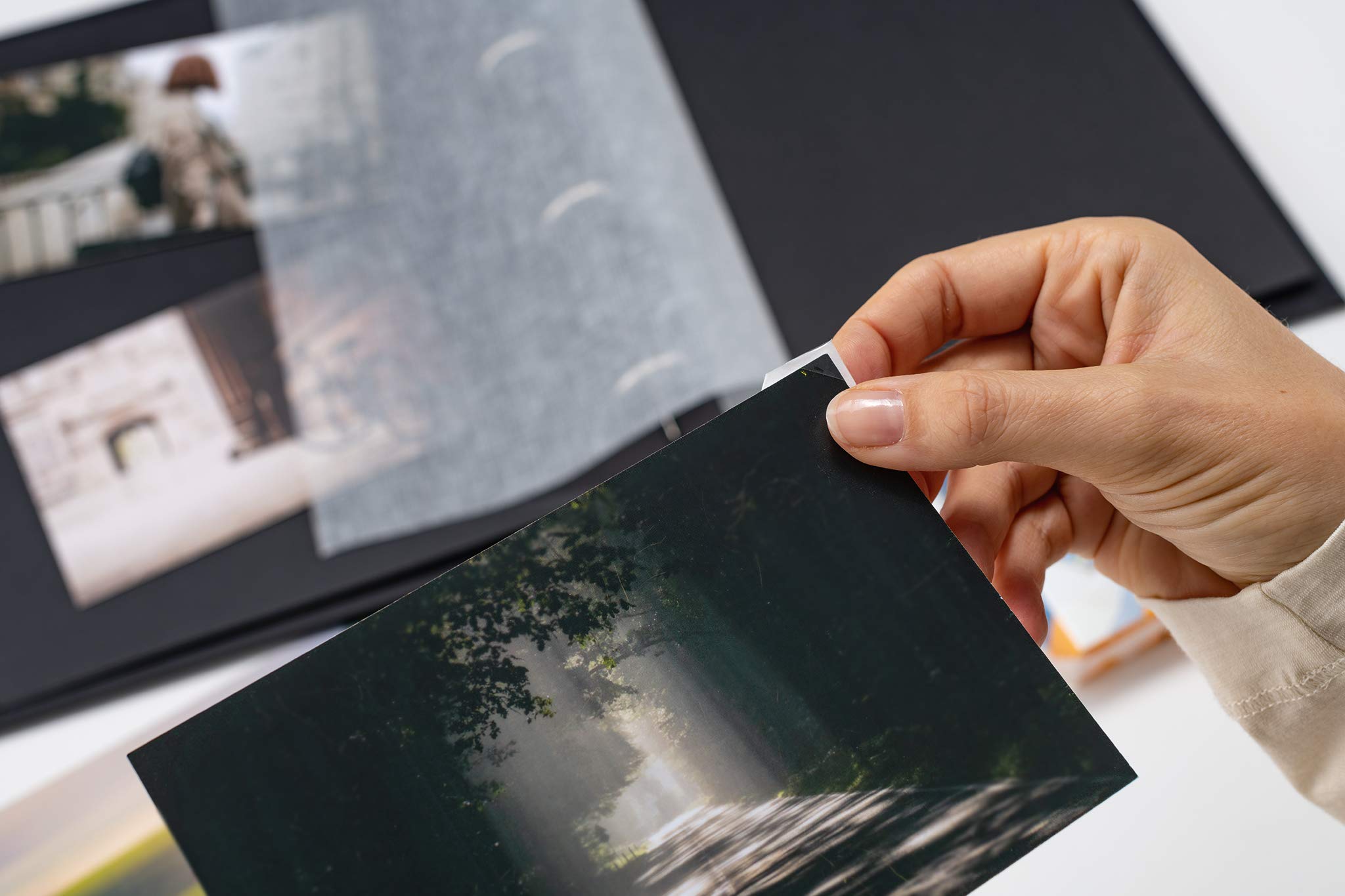 HERMA Photo Mounting Corners - Self-Adhesive, Removable | 500 Pack, Clear/White 5