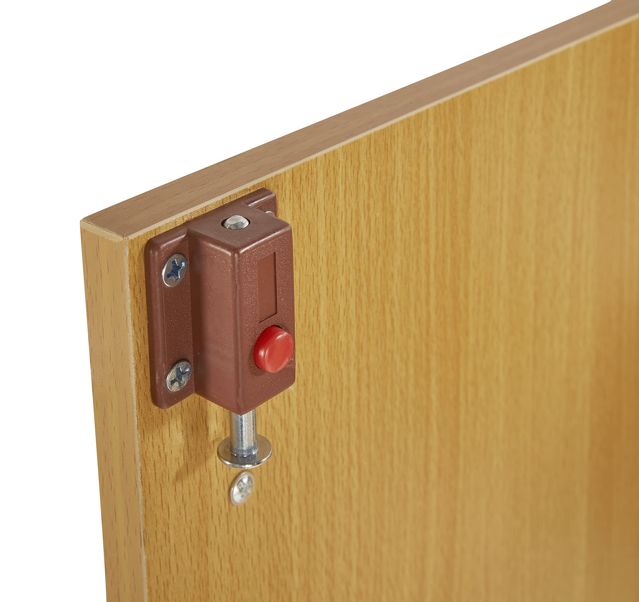MMT Furniture Designs Ltd Beech Storage Cabinet - 2 Lockable Doors | Adjustable Shelf | 75cm Tall 5