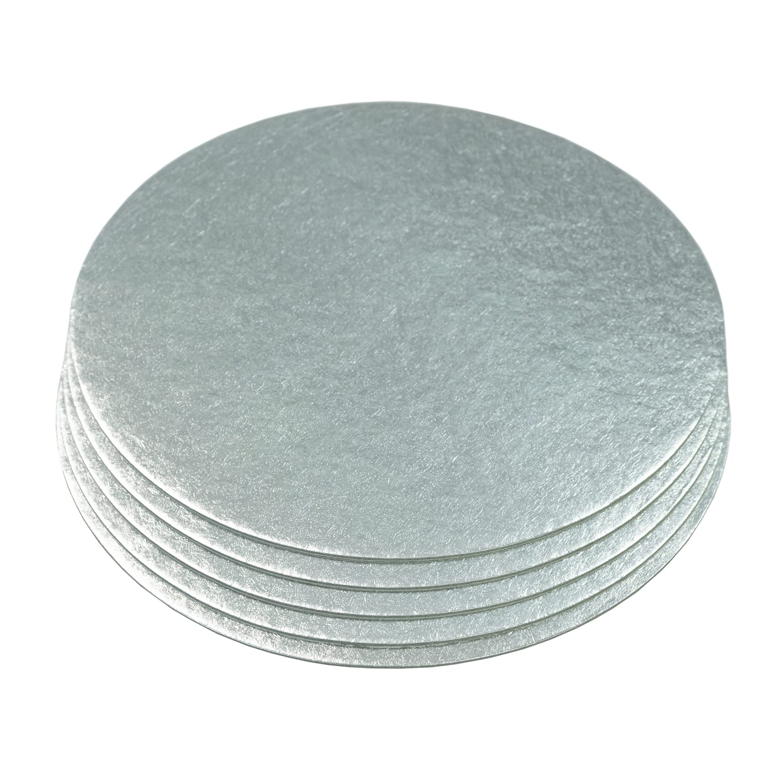 Culpitt Round Cake Cards - 5 Pack Silver Finish, 12 Inch Diameter, 1.8mm Thick | Made in UK 2