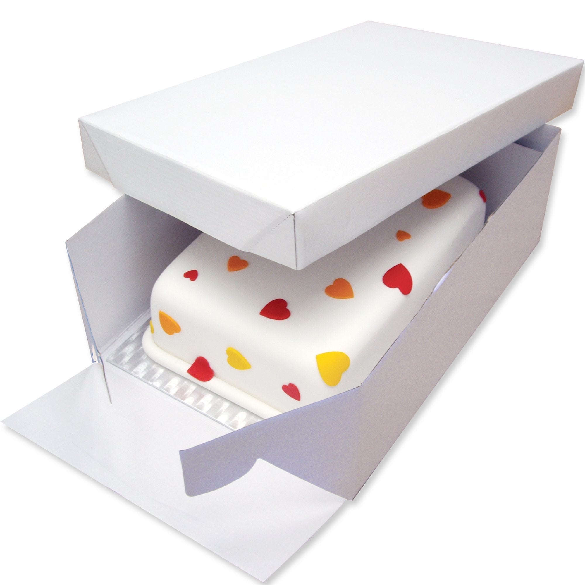 PME Oblong Cake Box and Card Set | 14 x 10-Inch / 35 x 25 cm | White 4