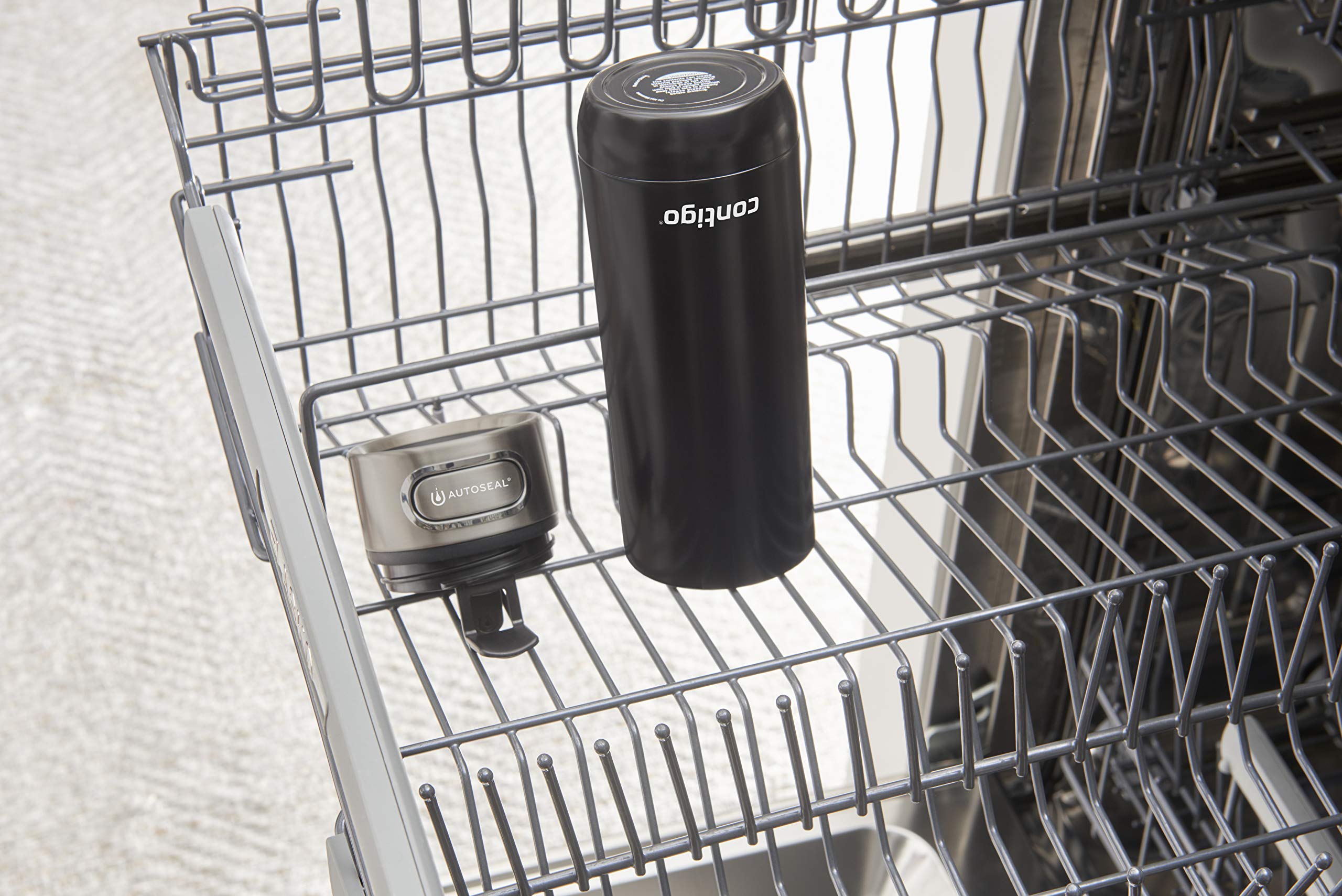 Contigo Luxe Autoseal Travel Mug - 470ml Stainless Steel Thermal, Leakproof, Licorice 8