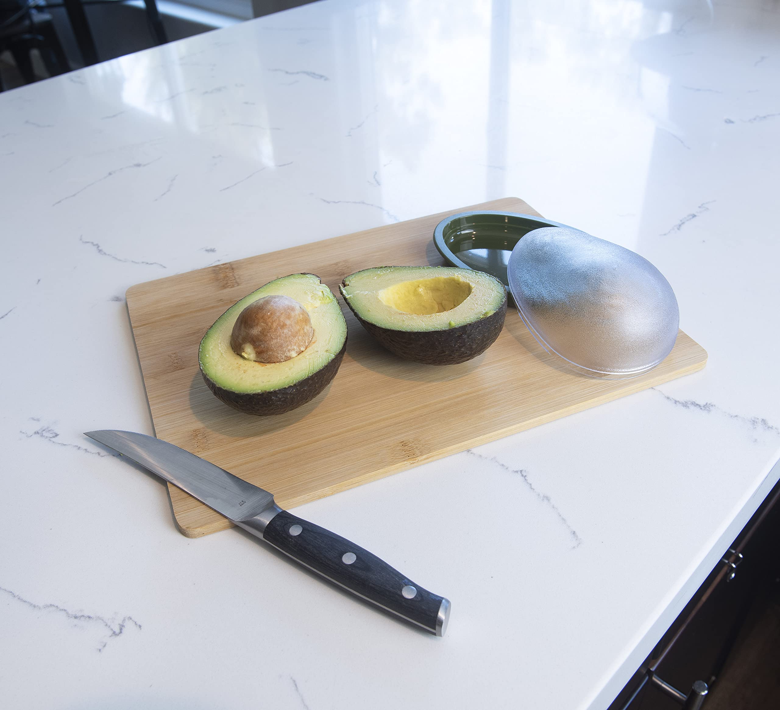 Joie Fresh Pod Avocado Storage Container - Keeps Avocados Fresh, BPA-Free, Dishwasher Safe, Green 2