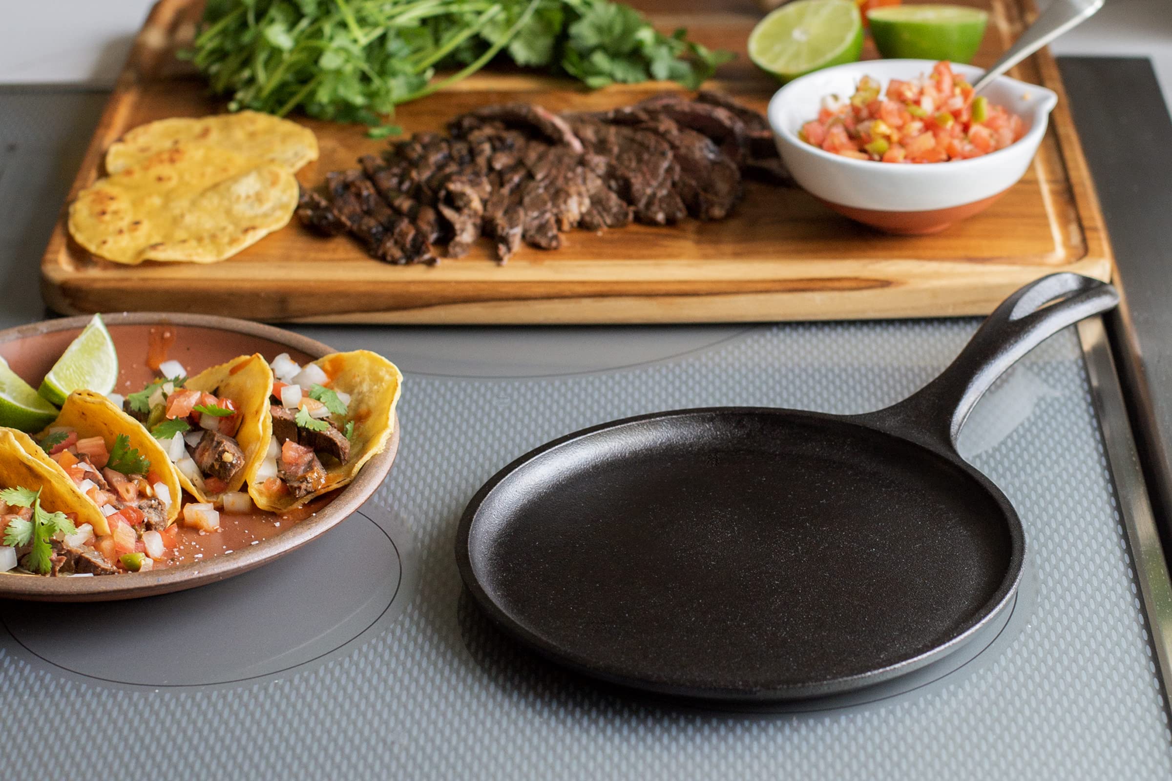 Lodge Cast Iron Rectangular Griddle - 10.5 Inch | Pre-Seasoned | Natural Non-Stick 3