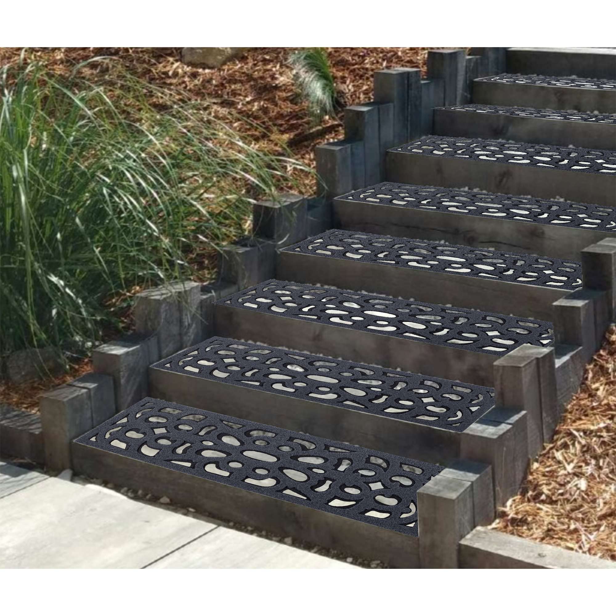 Nicoman Heavy Duty Outdoor Doormat - Recycled Rubber Backing | Non-Slip | 75 x 25 cm 7