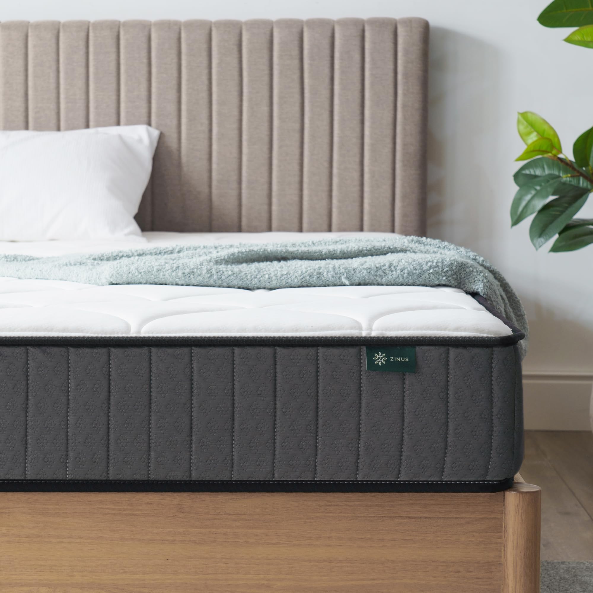 Zinus Skin-friendly Hybrid Mattress - Memory Foam & Pocket Spring | Single (90x190 cm) | 8'' Height | Medium Firmness 2