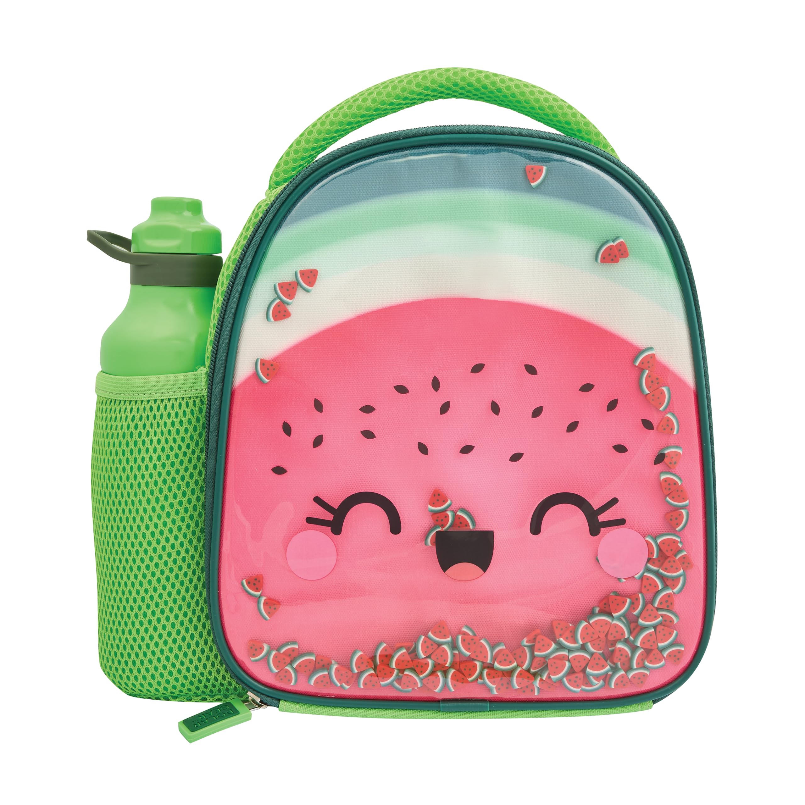 Polar Gear Watermelon Insulated Kids Lunch Bag with 600ml Bottle Holder | School Lunch Set 1