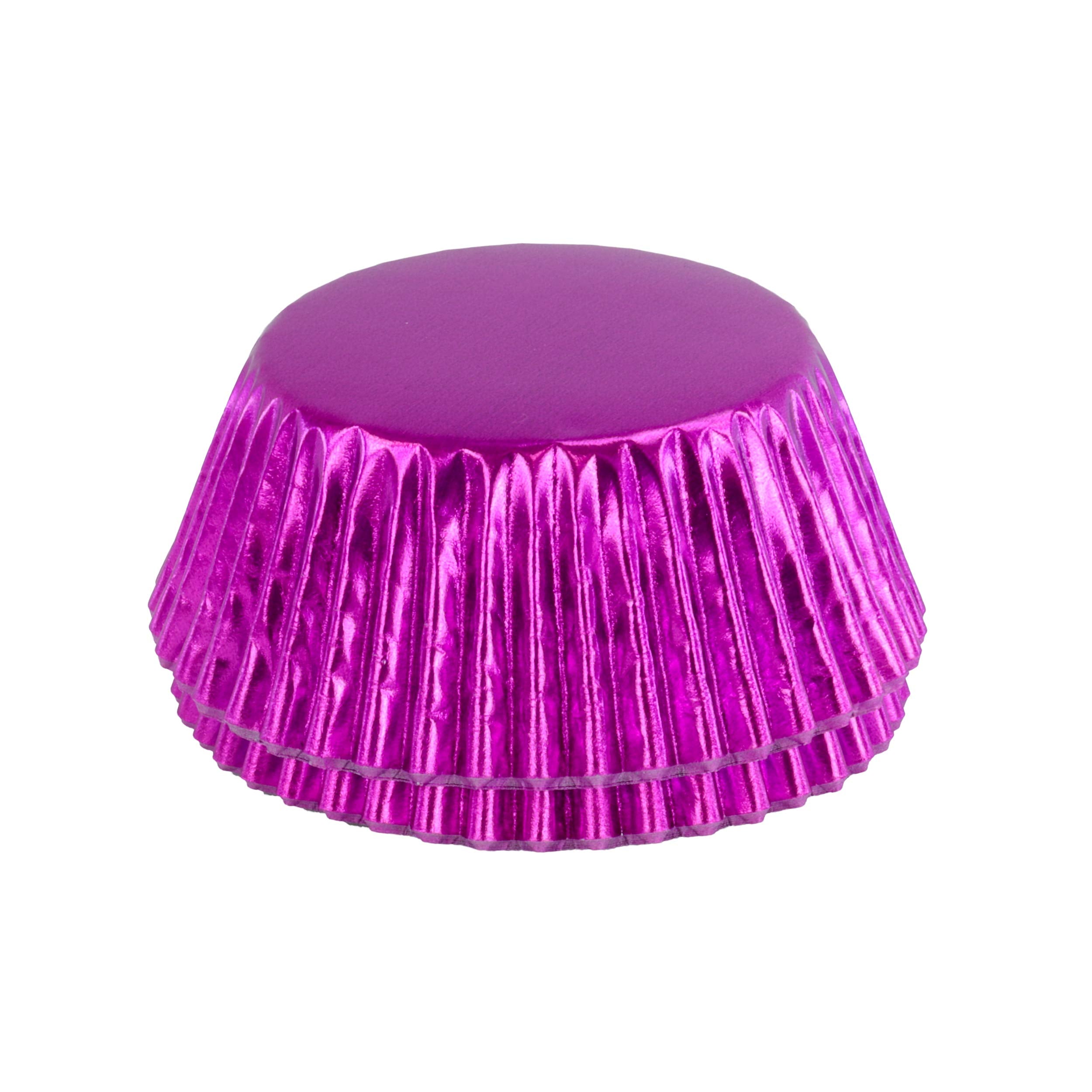 PME Foil-Lined Cupcake Cases - Metallic Purple | Standard Size | Pack of 30 2