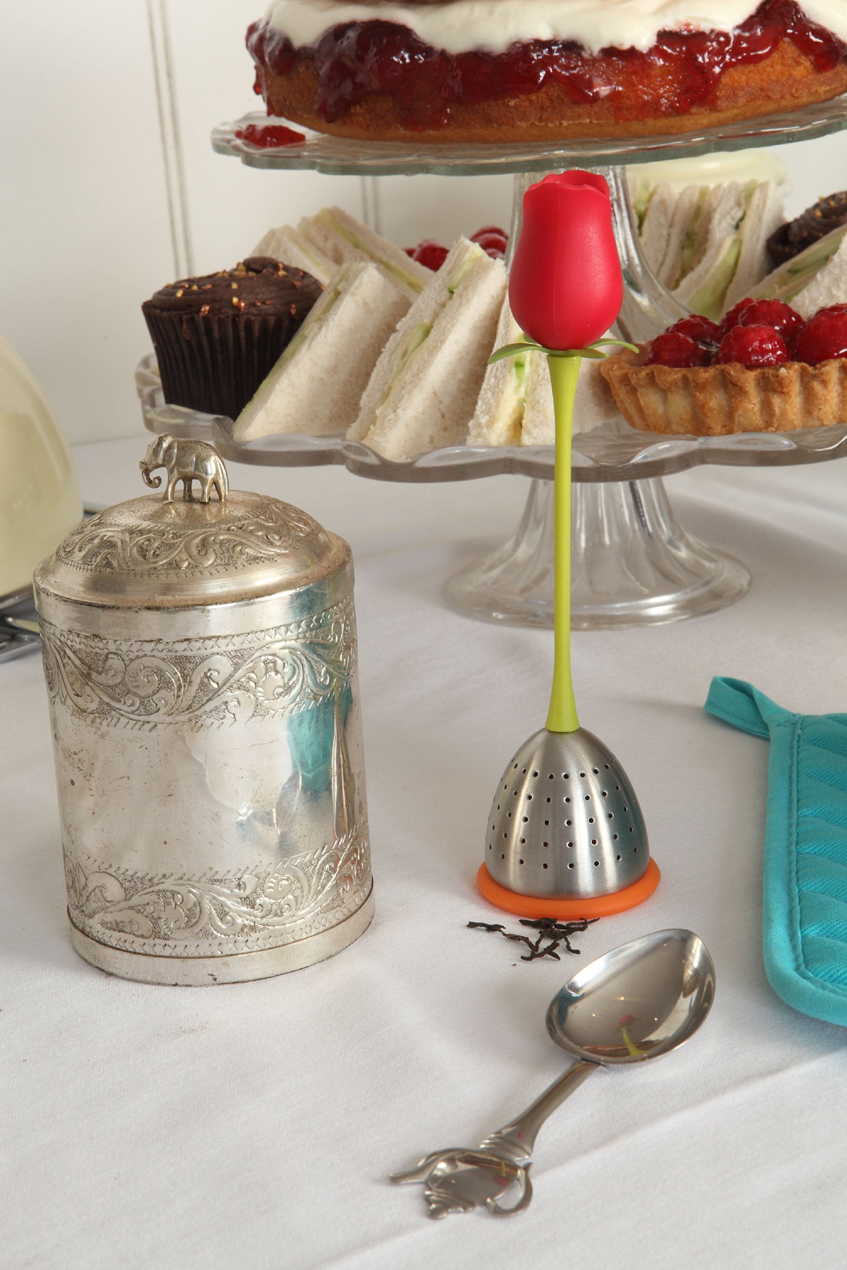 Dexam Stainless Steel Tea Caddy Spoon - Traditional Design | 10.5cm Length | Dishwasher Safe 3