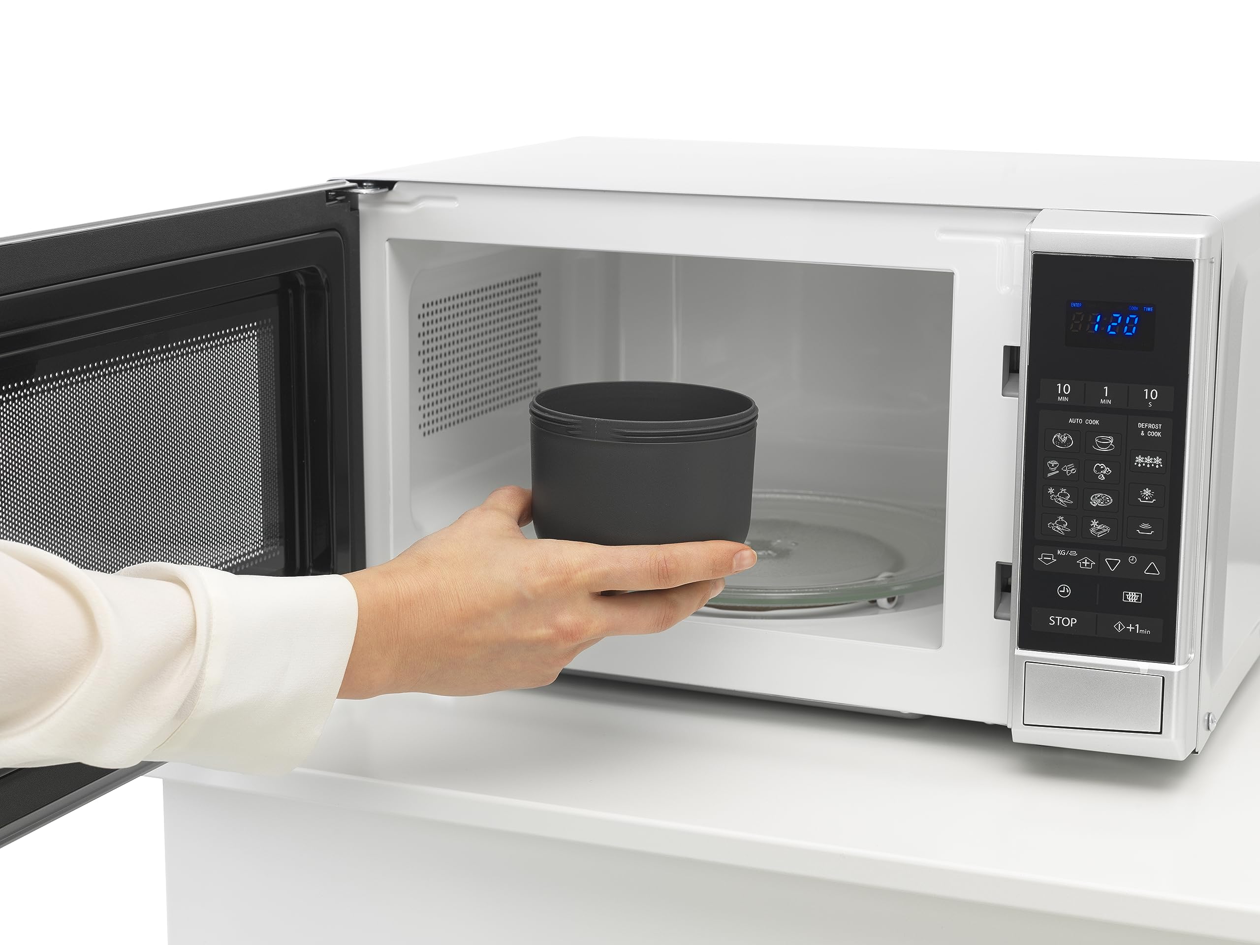 Brabantia Make & Take Breakfast Bowl - 0.5L Capacity, Dark Grey | Leakproof & Microwave Safe 6