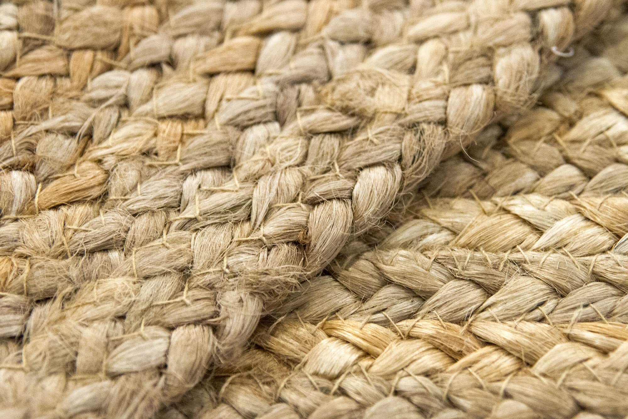 HAMID Alhambra Natural Jute Area Rug - 100% Natural Fiber | 60 x 110 cm | Hand-Woven 9