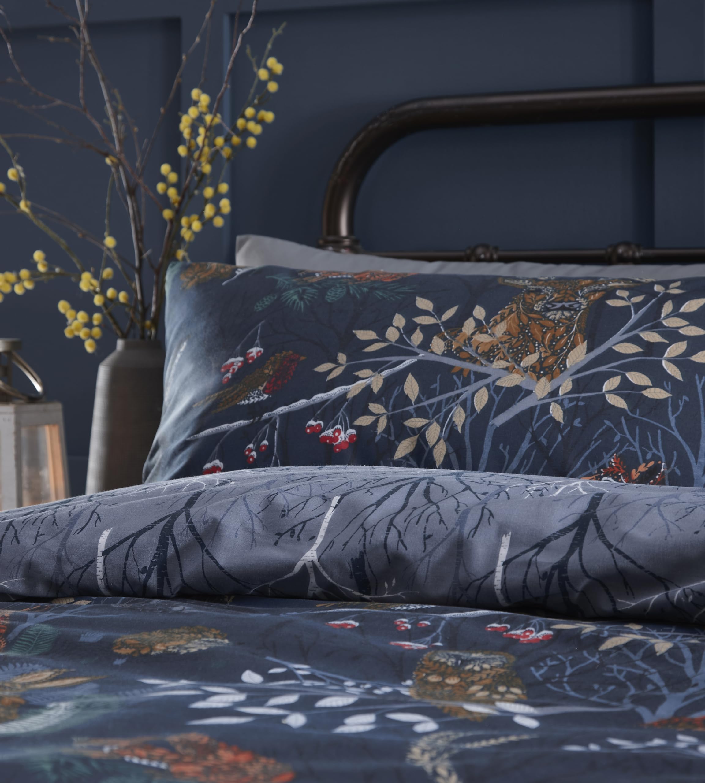 furn. Forest Fauna Reversible Duvet Cover Set | King Size | Polycotton Blend 2