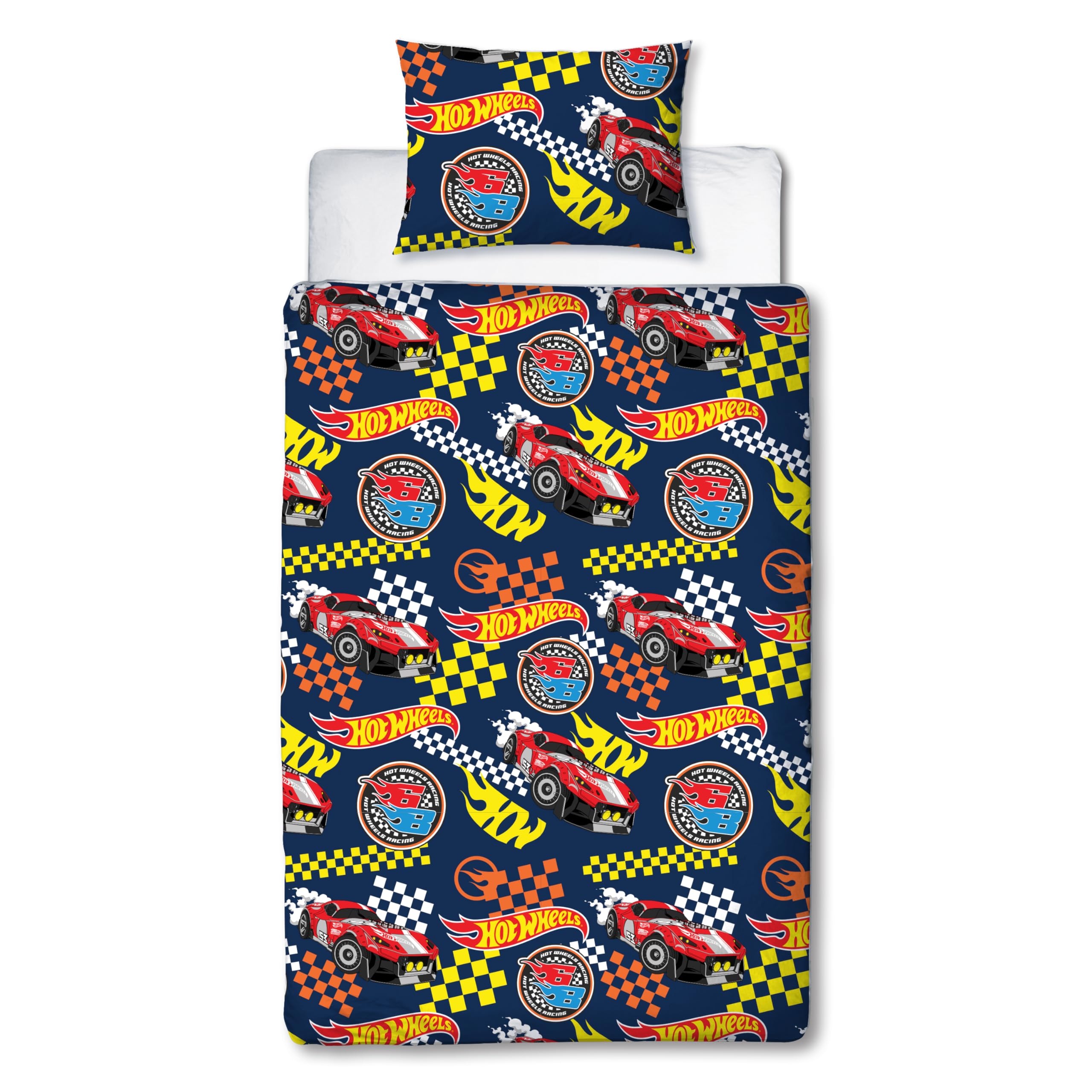 Character World Hot Wheels Racer Design Single Duvet Cover Set | Reversible | 135 x 200cm 3