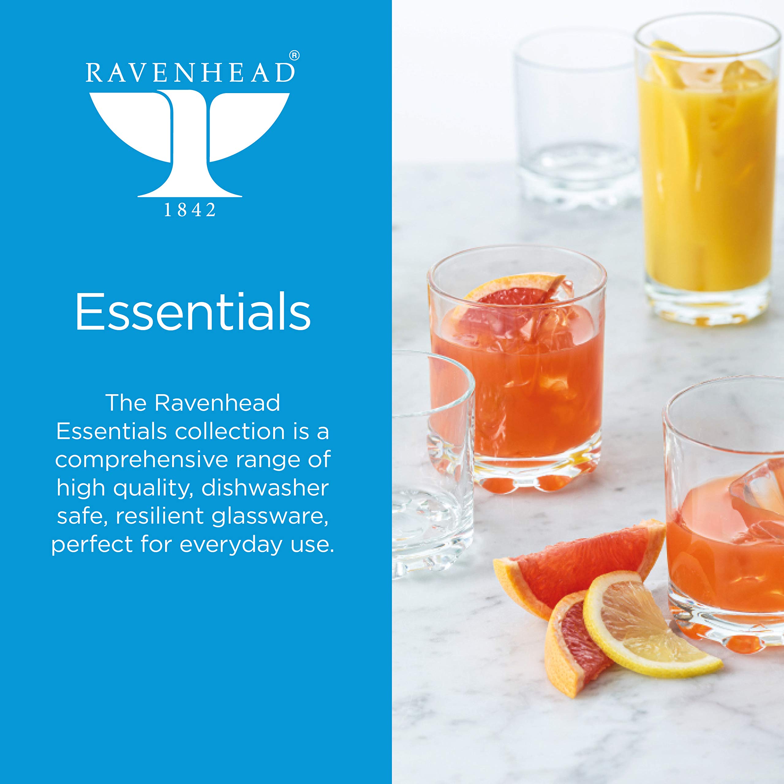 Ravenhead Essentials Glass Mug - 255 ml Capacity | Transparent | Scratch Resistant 5