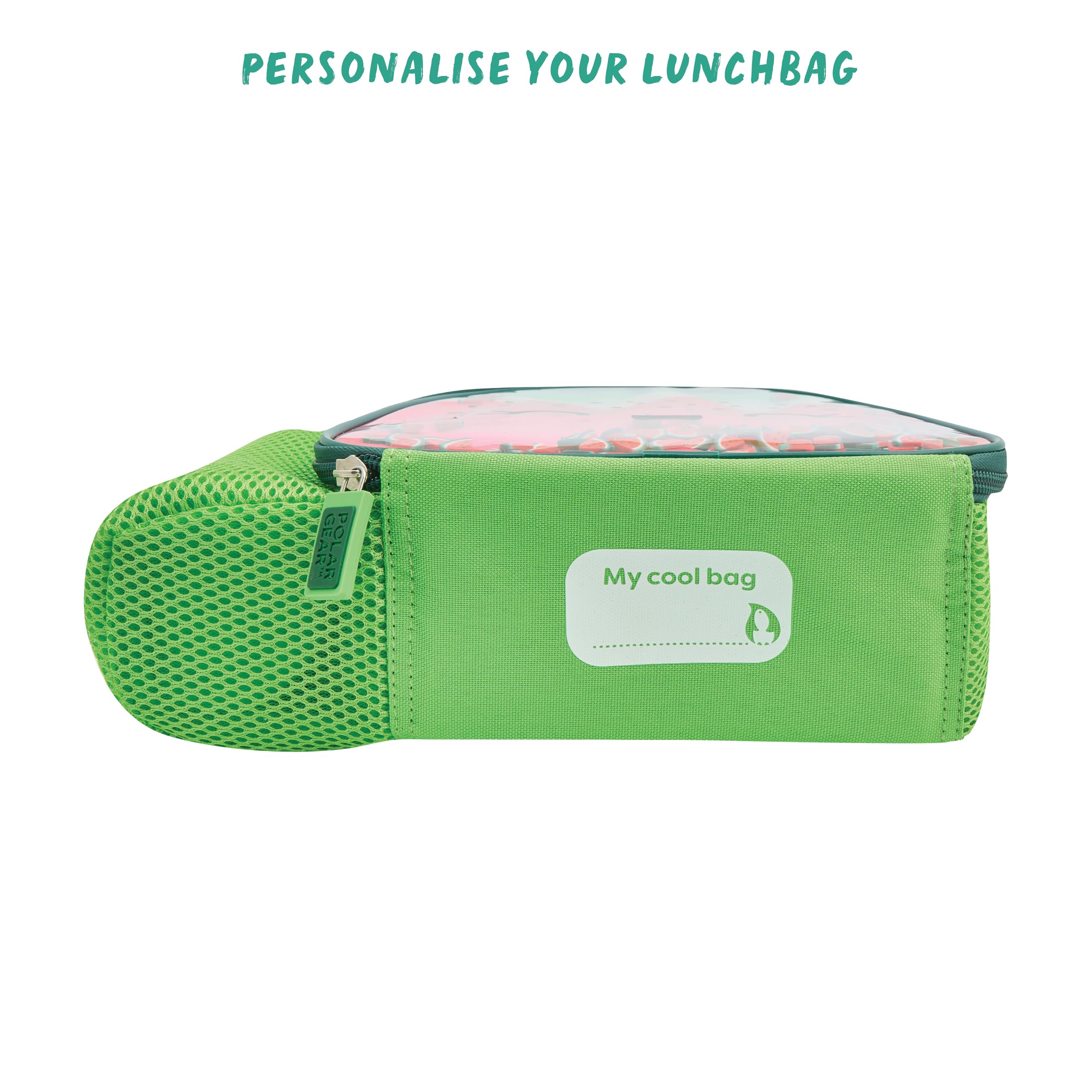 Polar Gear Watermelon Insulated Kids Lunch Bag with 600ml Bottle Holder | School Lunch Set 6