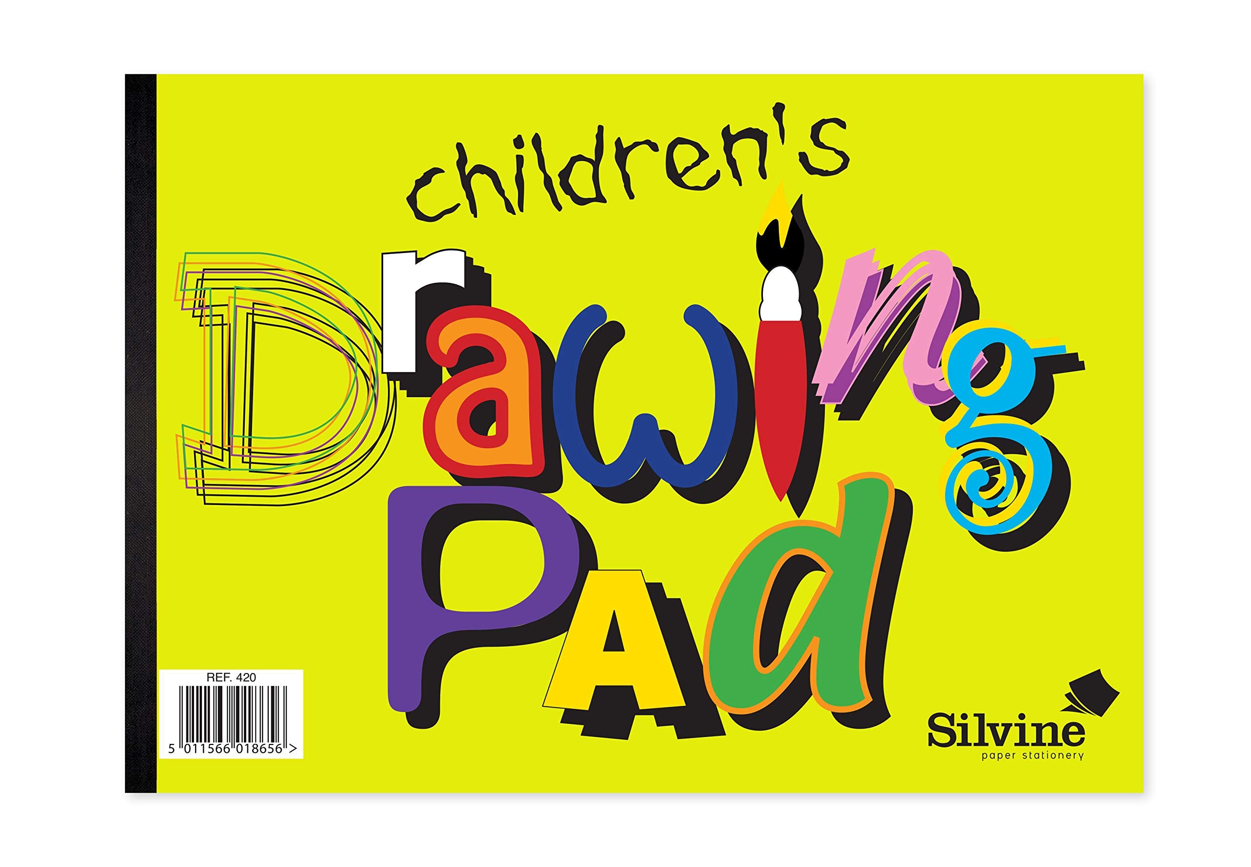 Silvine A4 Drawing Paper - 20 Sheets of 80gsm Bulky Paper | Made in Great Britain 1