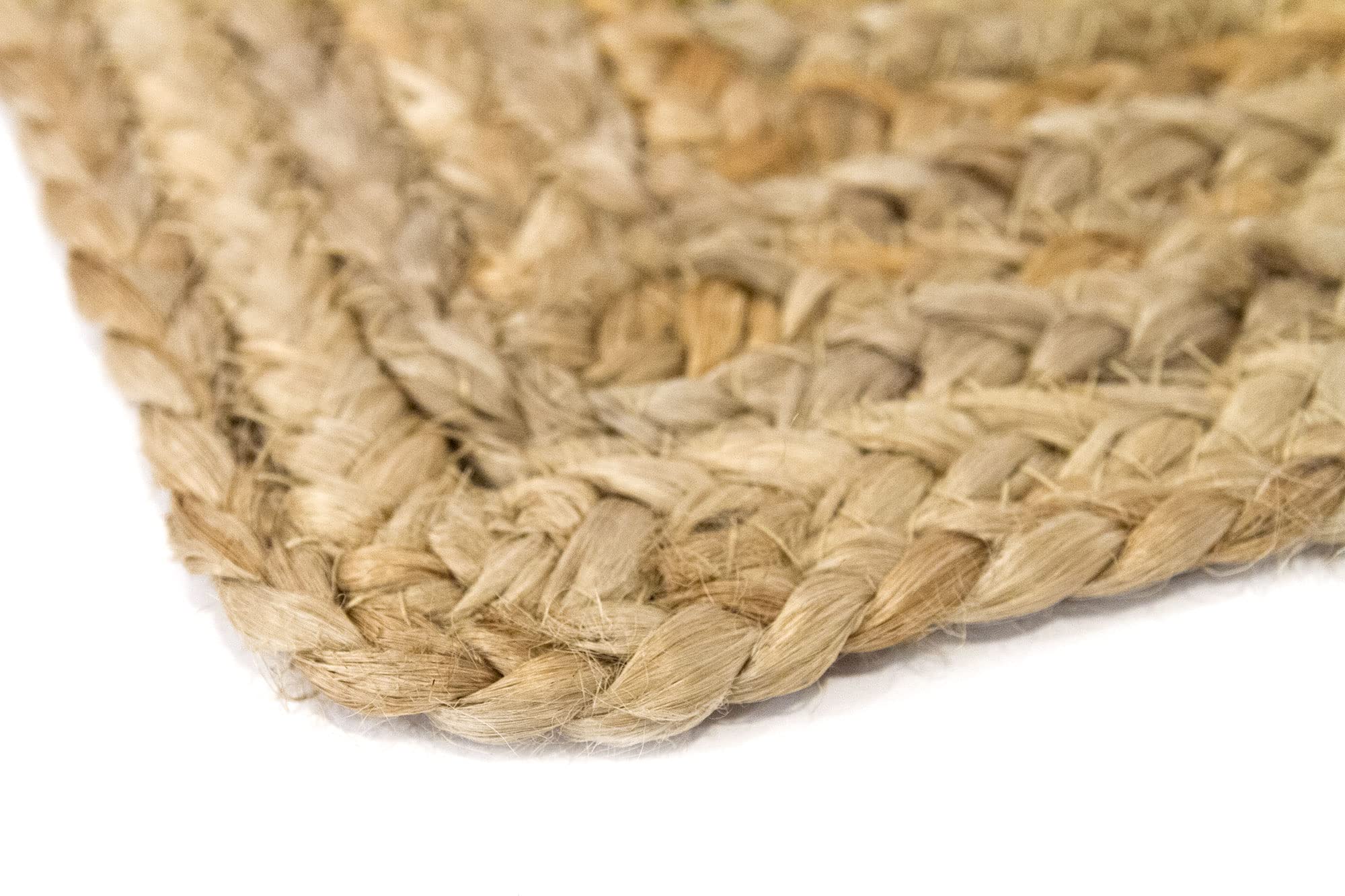 HAMID Alhambra Natural Jute Area Rug - 100% Natural Fiber | 60 x 110 cm | Hand-Woven 8