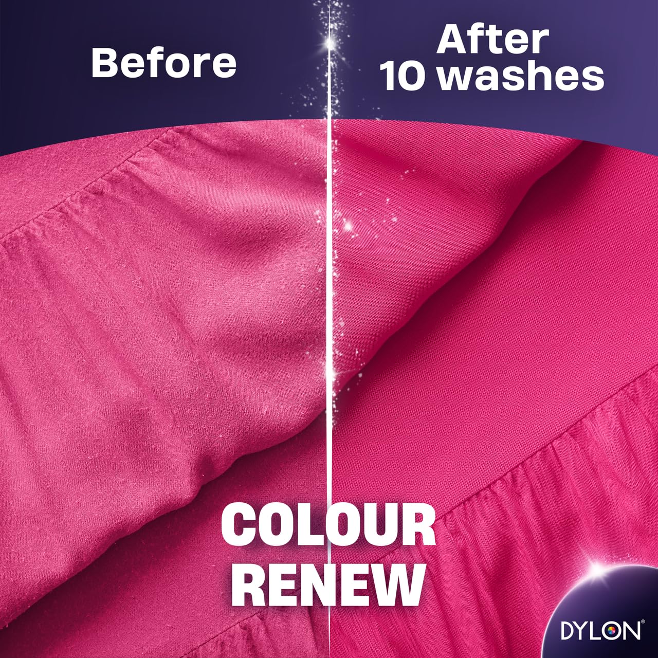Dylon Blossom Colour Detergent Liquid Laundry Detergent - 3L | 60 Wash Loads | Triple Renew Technology 3