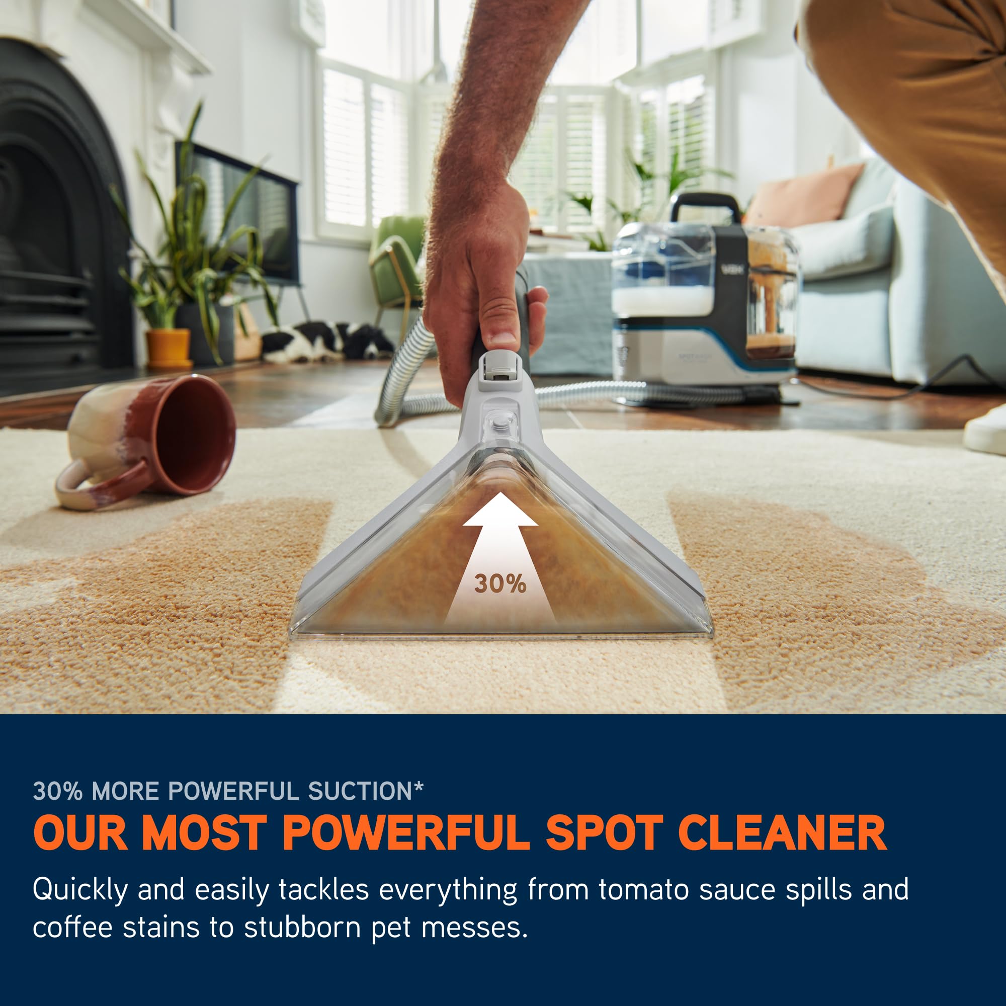 Vax SpotWash Max Duo Carpet Washer - 30% More Suction Power | Antibacterial Tools | 2 Year Guarantee 3