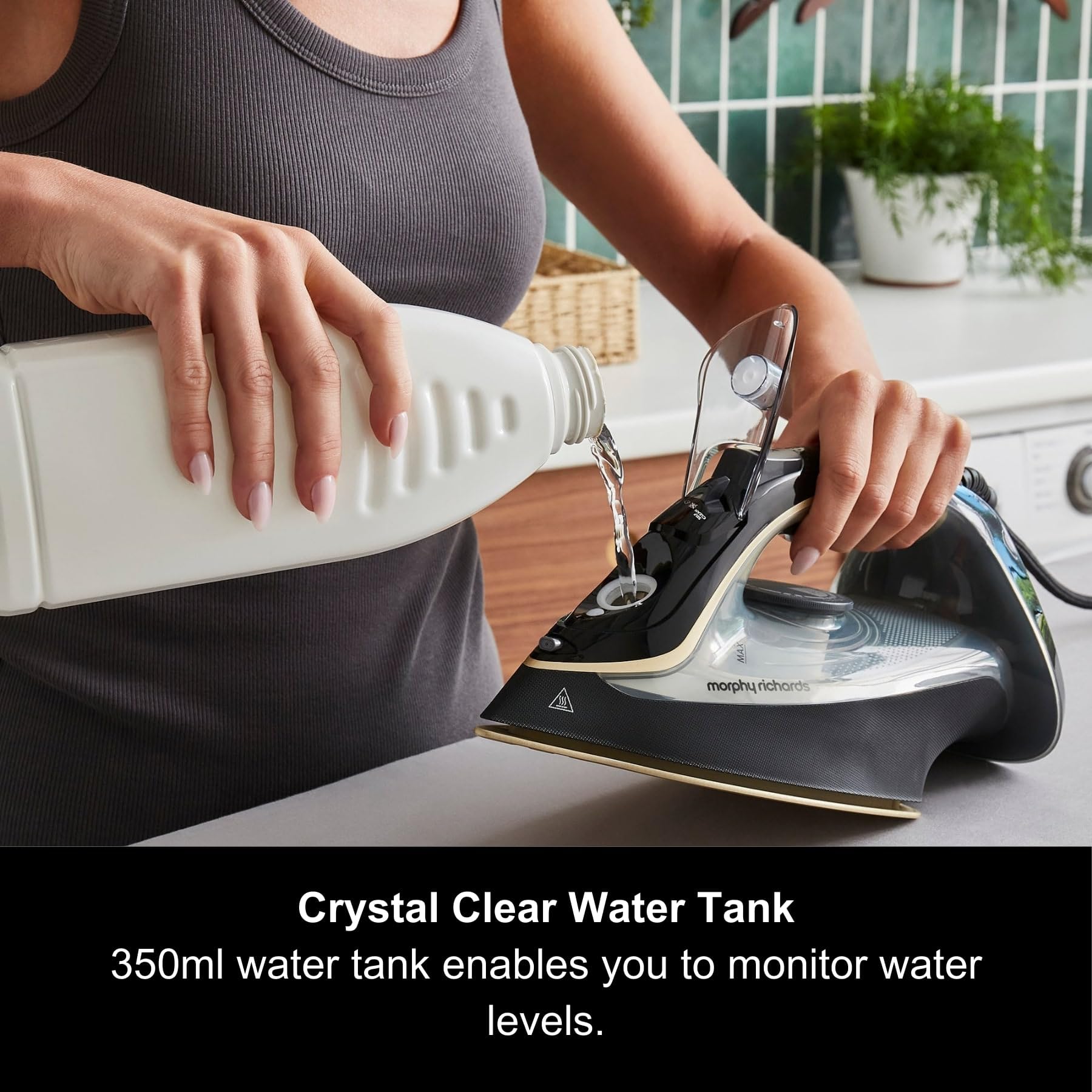 Morphy Richards Gold Crystal Clear Steam Iron - 2400W | 35g/min Steam | 120g Boost | 300302 2