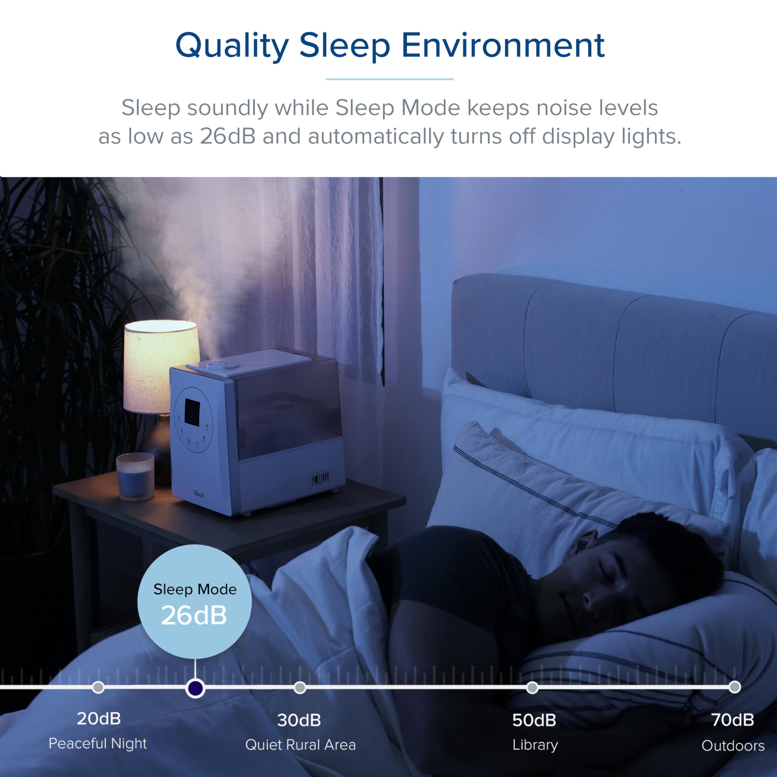 Levoit Smart Humidifier - 6L Warm & Cool Mist | Up to 50 Hour Runtime | App & Voice Control 8
