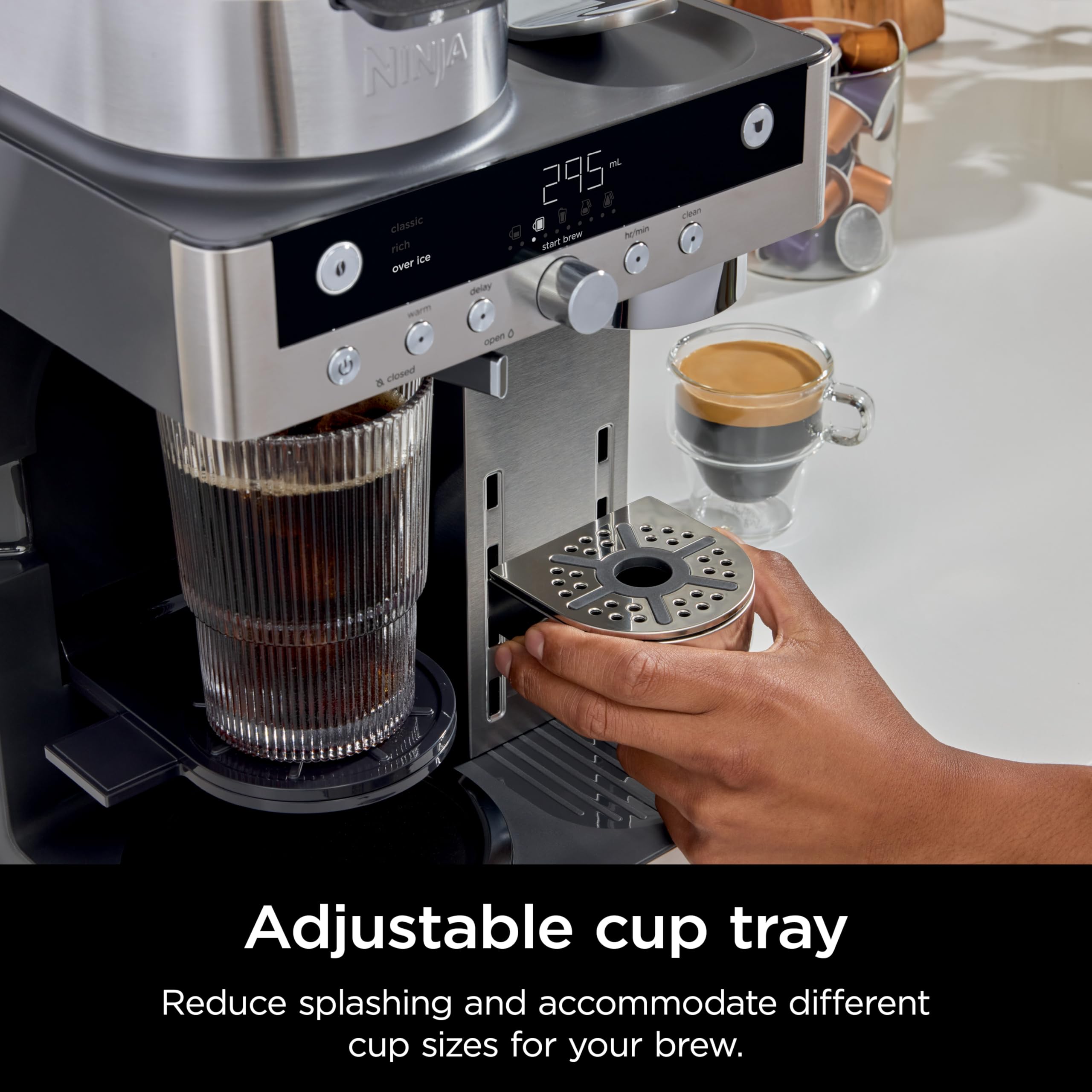 Ninja Prestige 2-in-1 Filter Coffee and Pod Capsule Machine with Built-in Milk Frother | Black 9