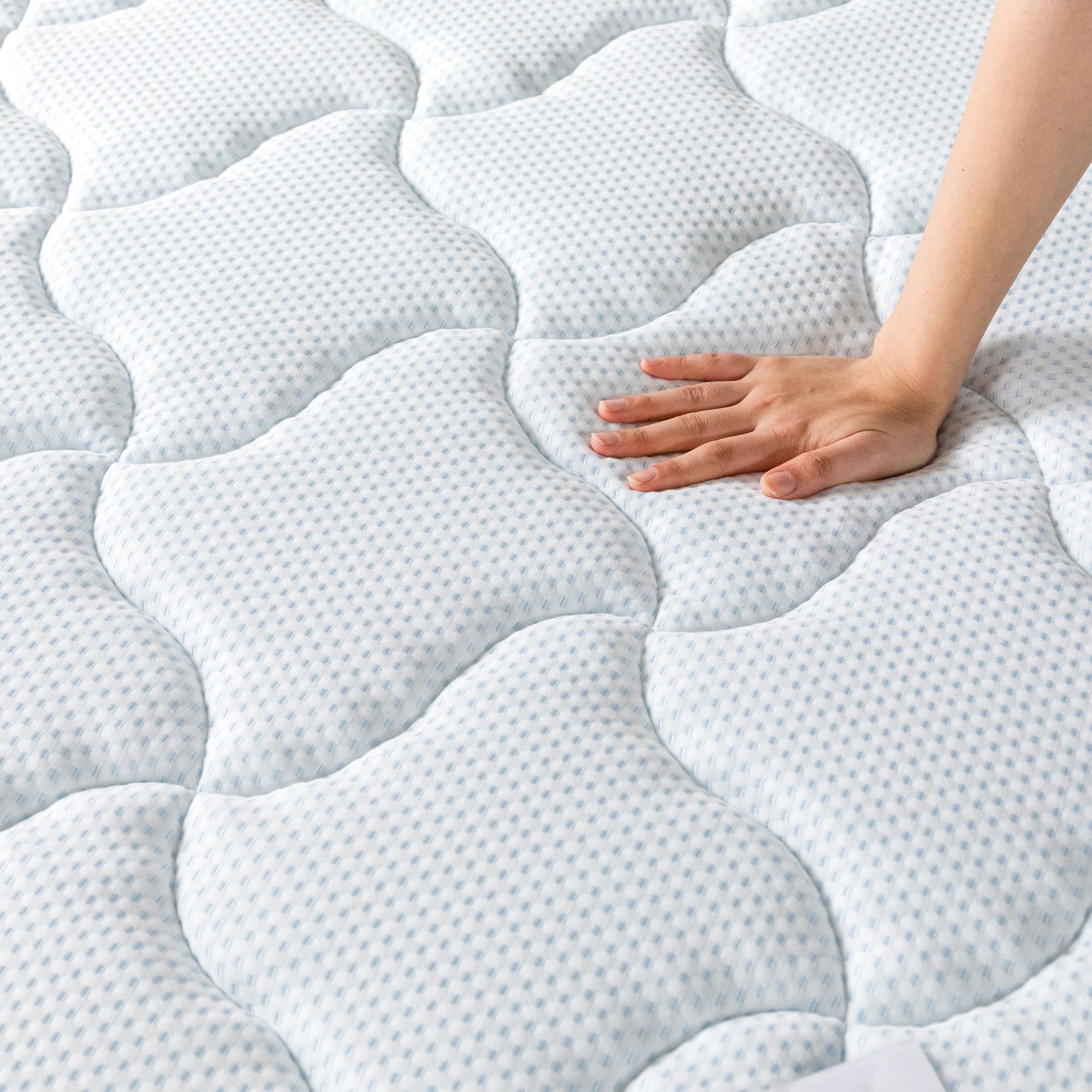 Zinus Memory Foam & Pocket Spring Mattress - Single (90x190 cm) - 10'' Height - Medium Firm 6