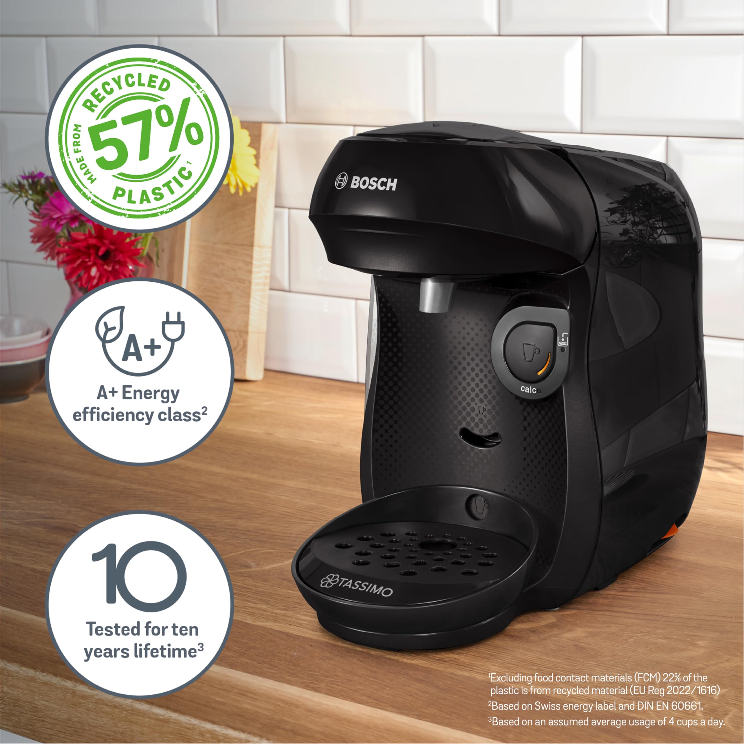 Tassimo by Bosch Happy Single Serve Coffee Machine - Black | Includes 70 Drinks Value Bundle 4