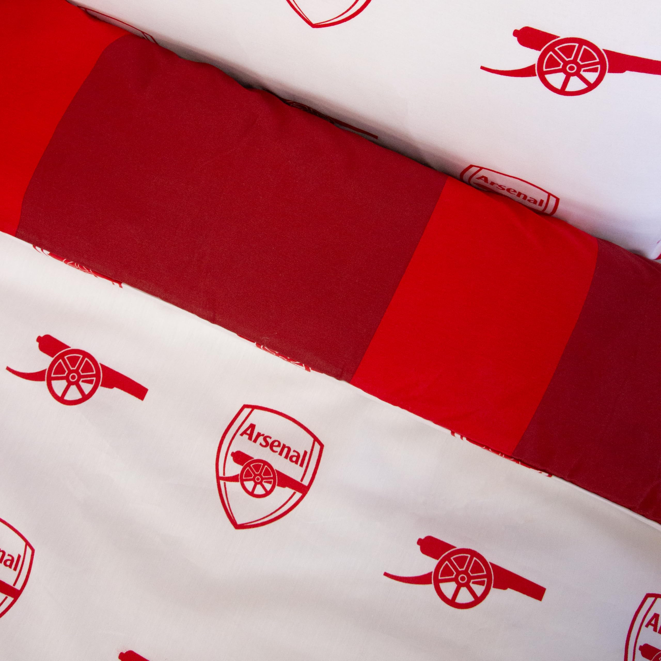 Character World Arsenal FC Official Single Duvet Cover Set | Reversible Polycotton | Includes Pillowcase 6